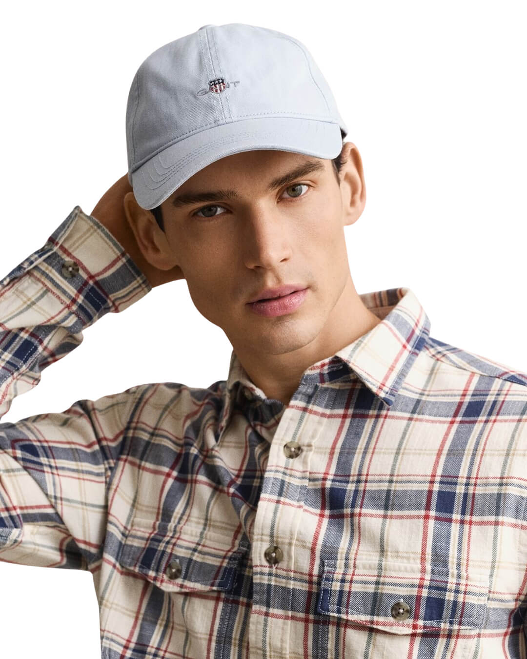 Gant Caps One Size Gant  Muted Blue Shield Cotton Twill Cap