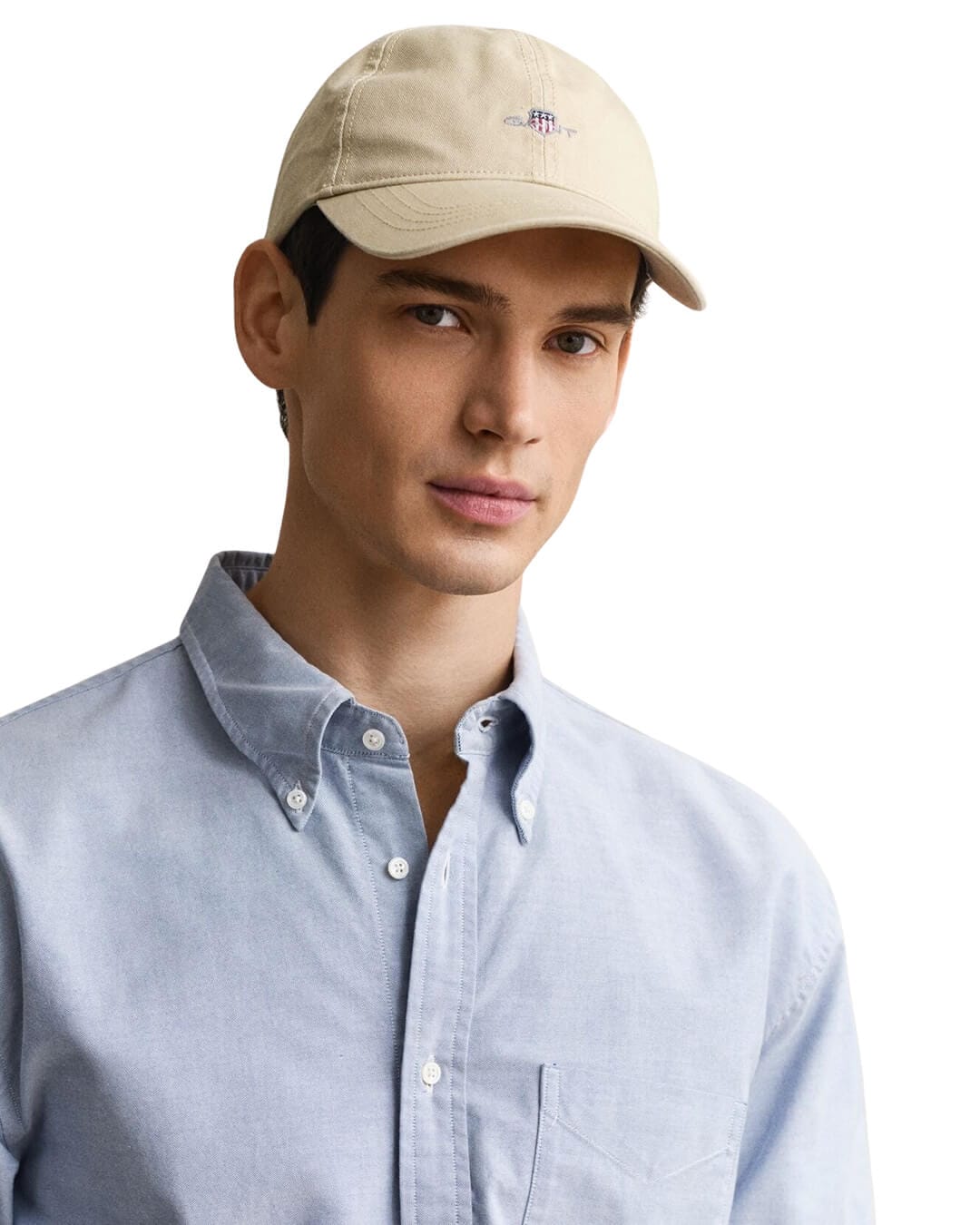 Gant Caps One Size Gant Oat Beige Shield Cotton Twill  Cap