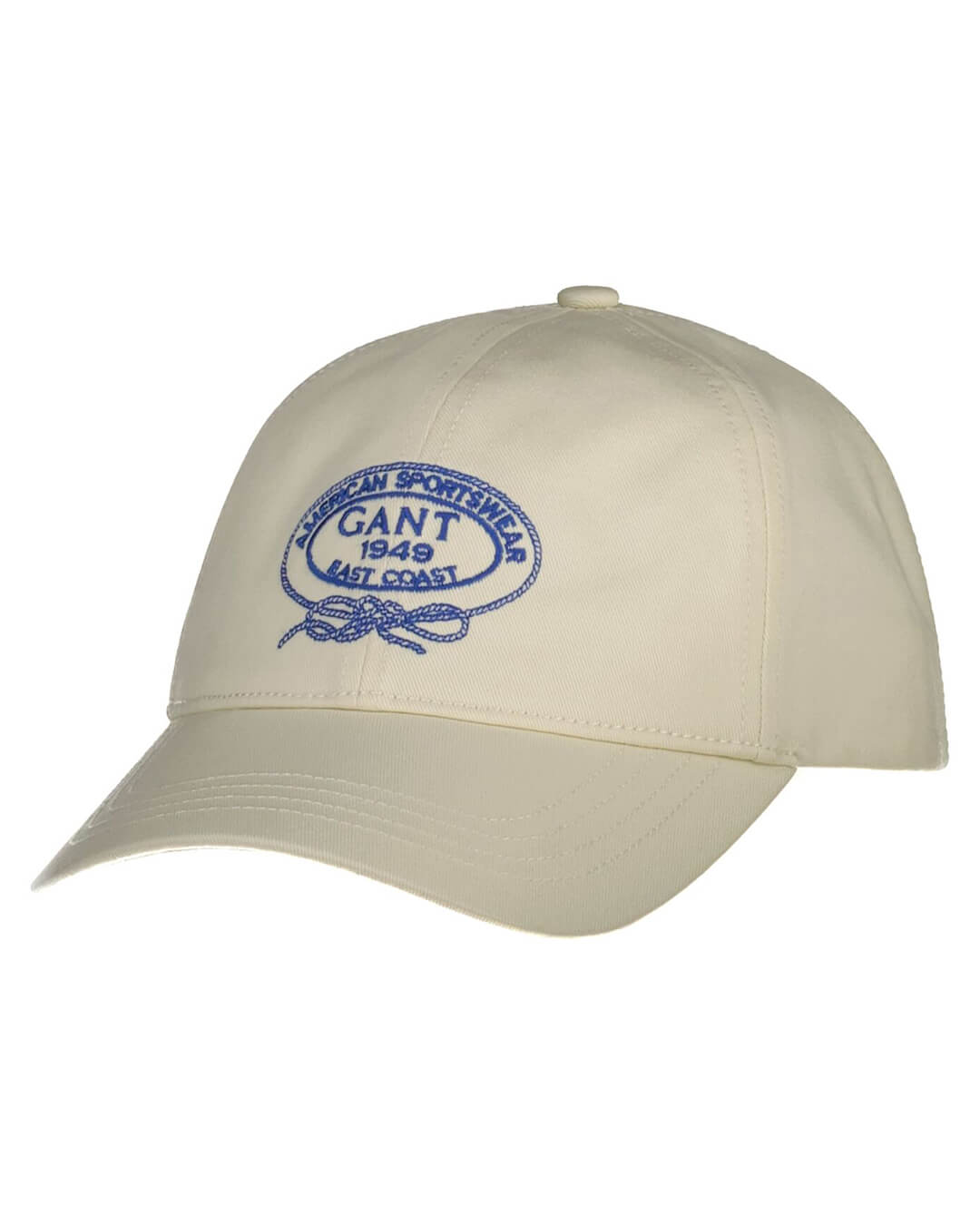 Gant Caps One Size Gant White Graphic Cotton Twill Cap