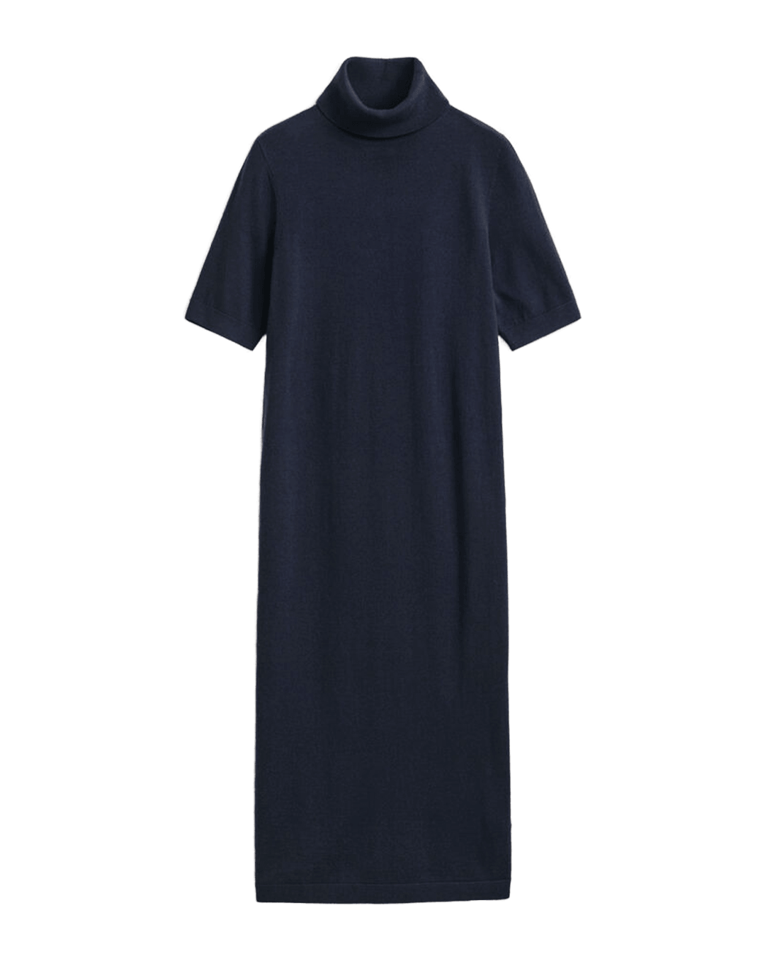Gant Dresses Gant Navy Gant Wool Cashmere Rollneck Dress G433 Evening Blue