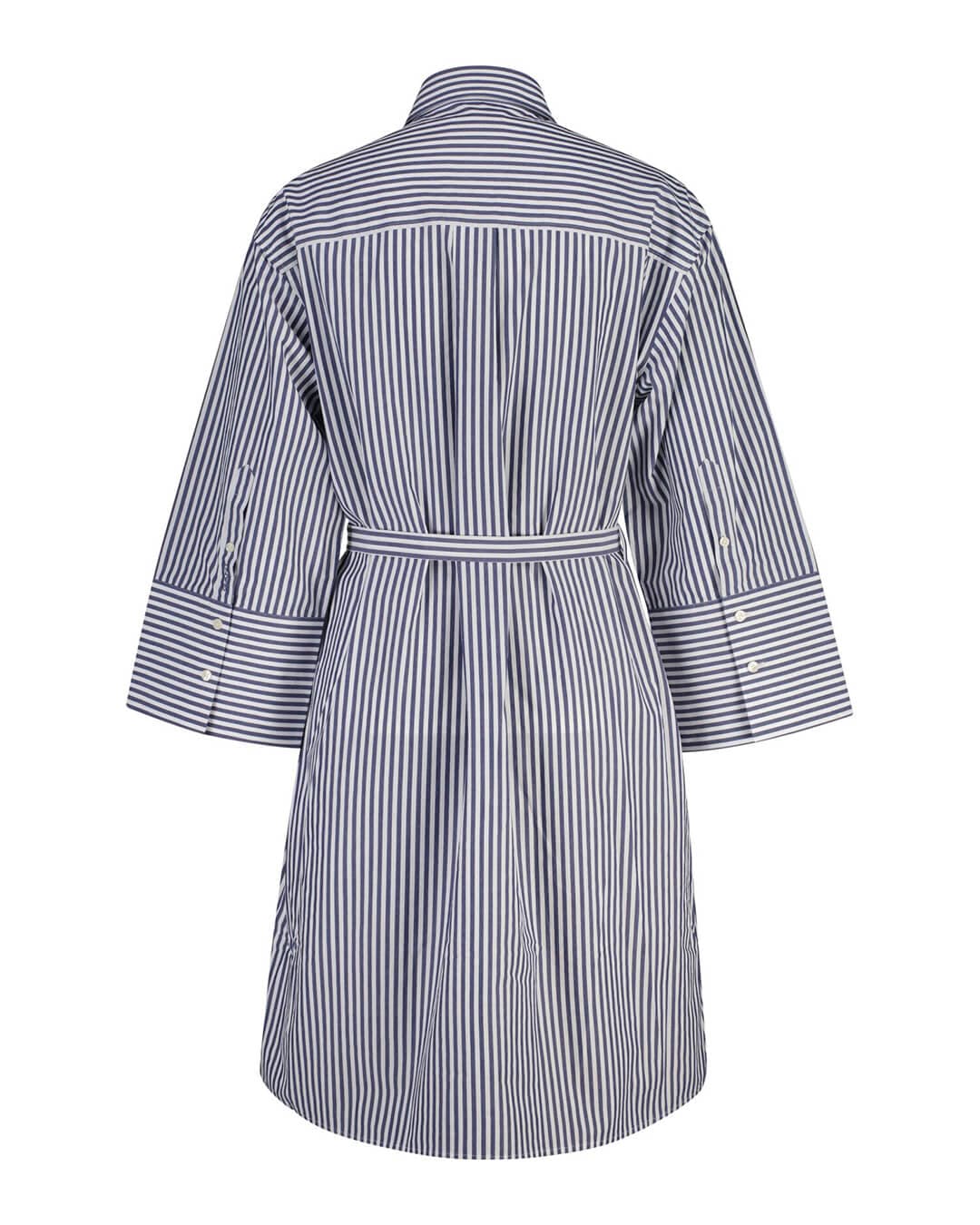 Gant Dresses Gant Navy Stripe Poplin Belted  Dress
