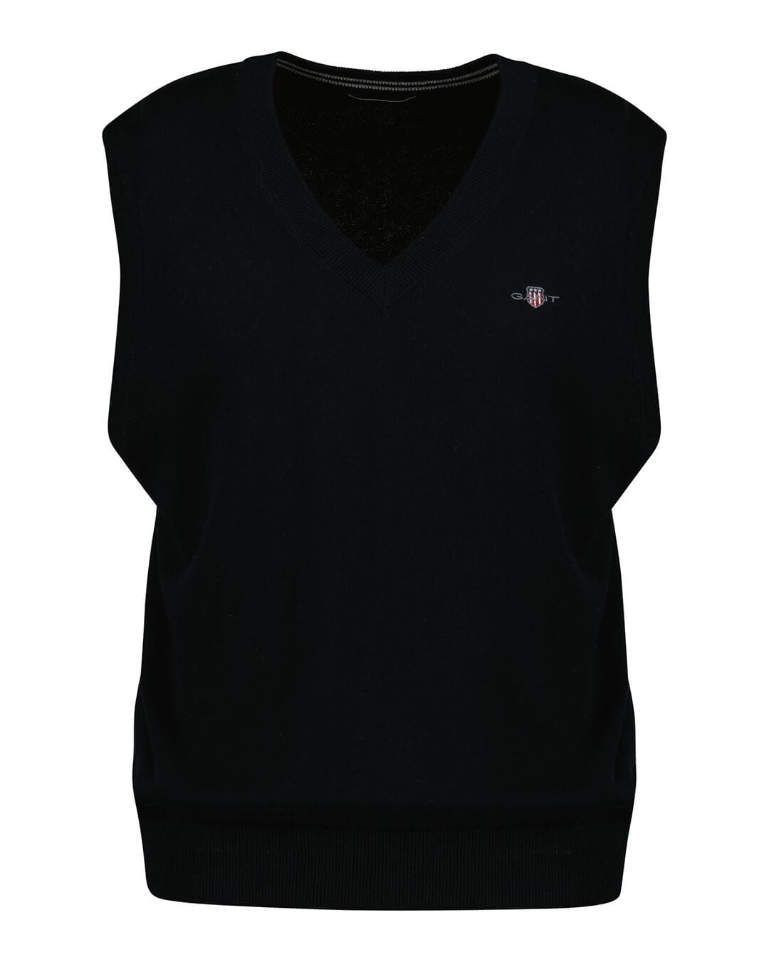 Gant Gilets Gant Black Classic Cotton Vest G005