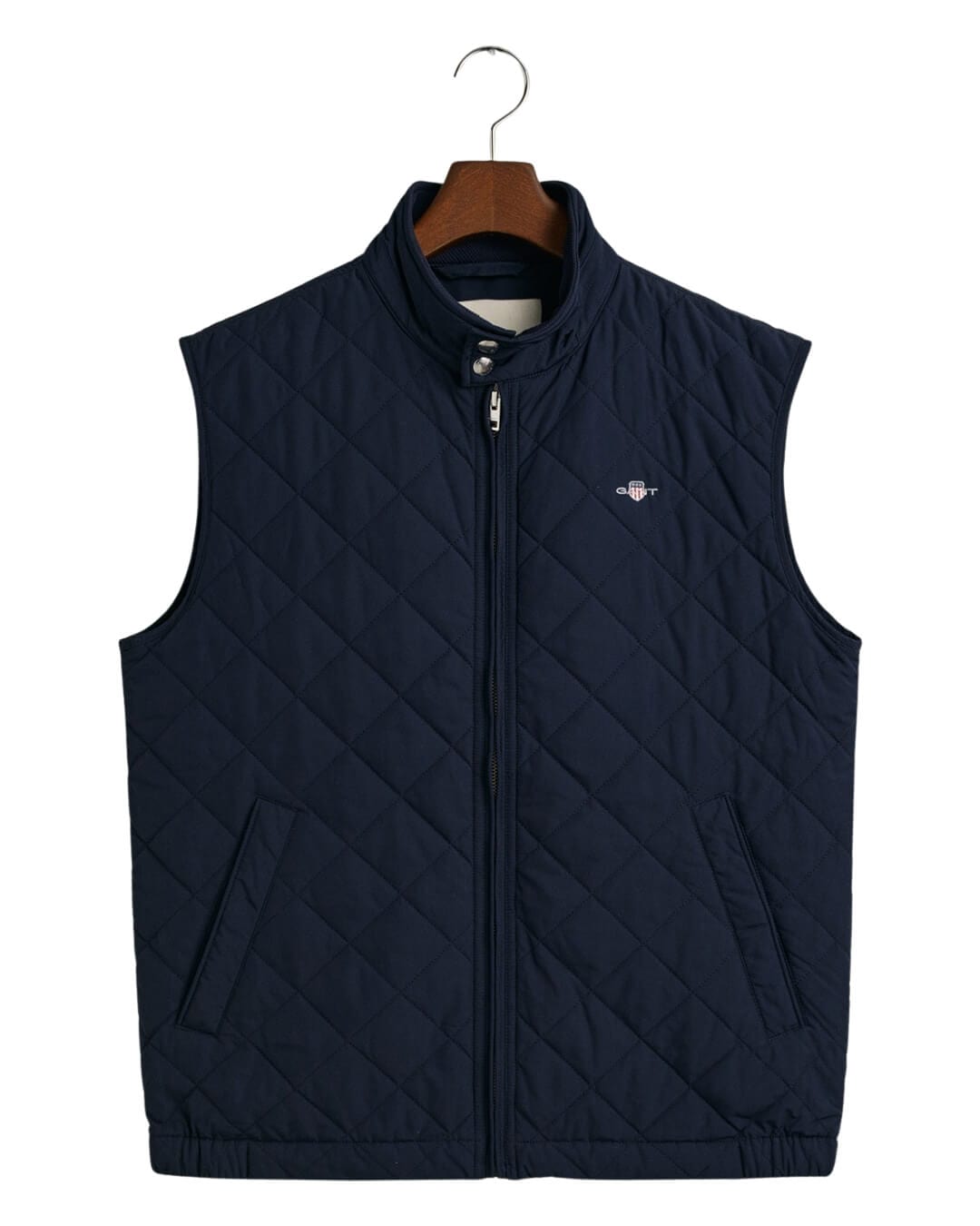 Gant Gilets Gant Evening Blue Quilted Windcheater Vest
