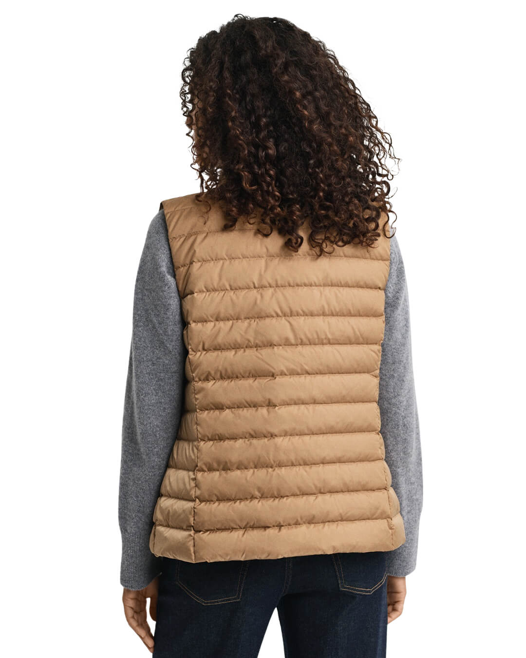 Gant Gilets Gant LIGHT DOWN VEST G213 WARM KHAKI