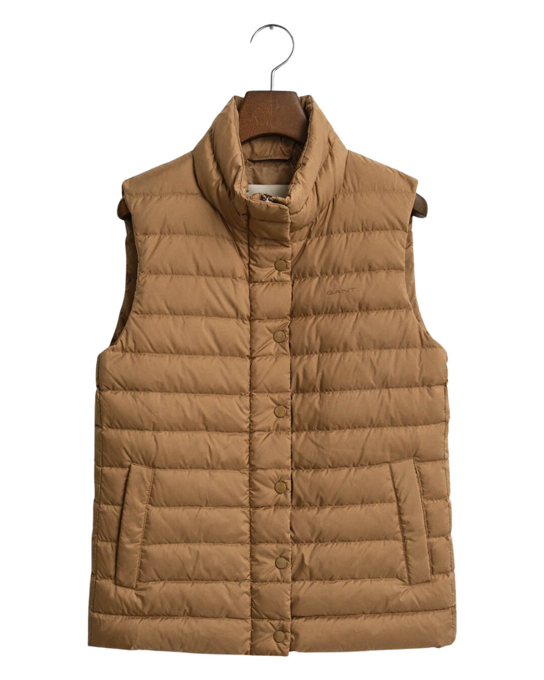 Gant Gilets Gant LIGHT DOWN VEST G213 WARM KHAKI