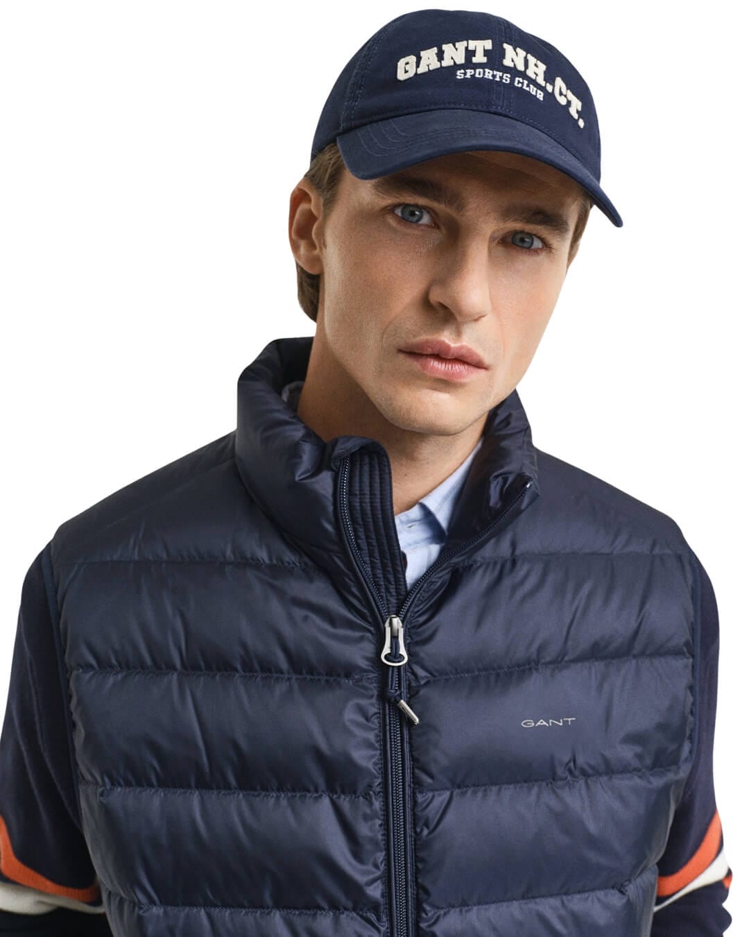 Gant Gilets Gant LIGHT DOWN VEST G433 EVENING BLUE