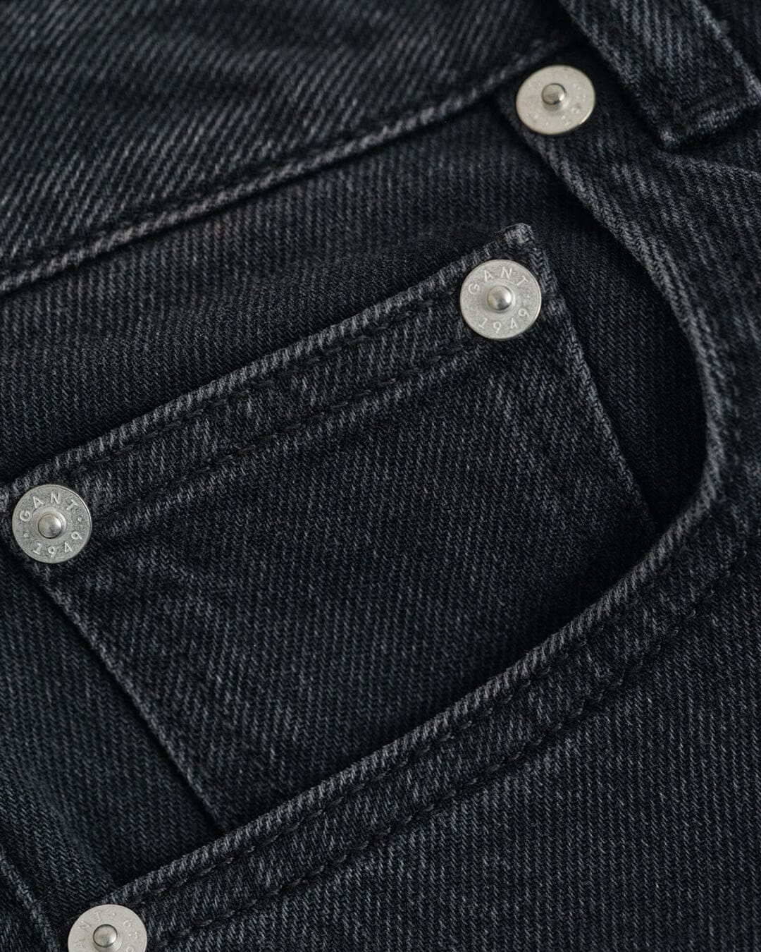 Gant Jeans Gant Blue Cropped Stretch Jeans G972 Mid Broken In