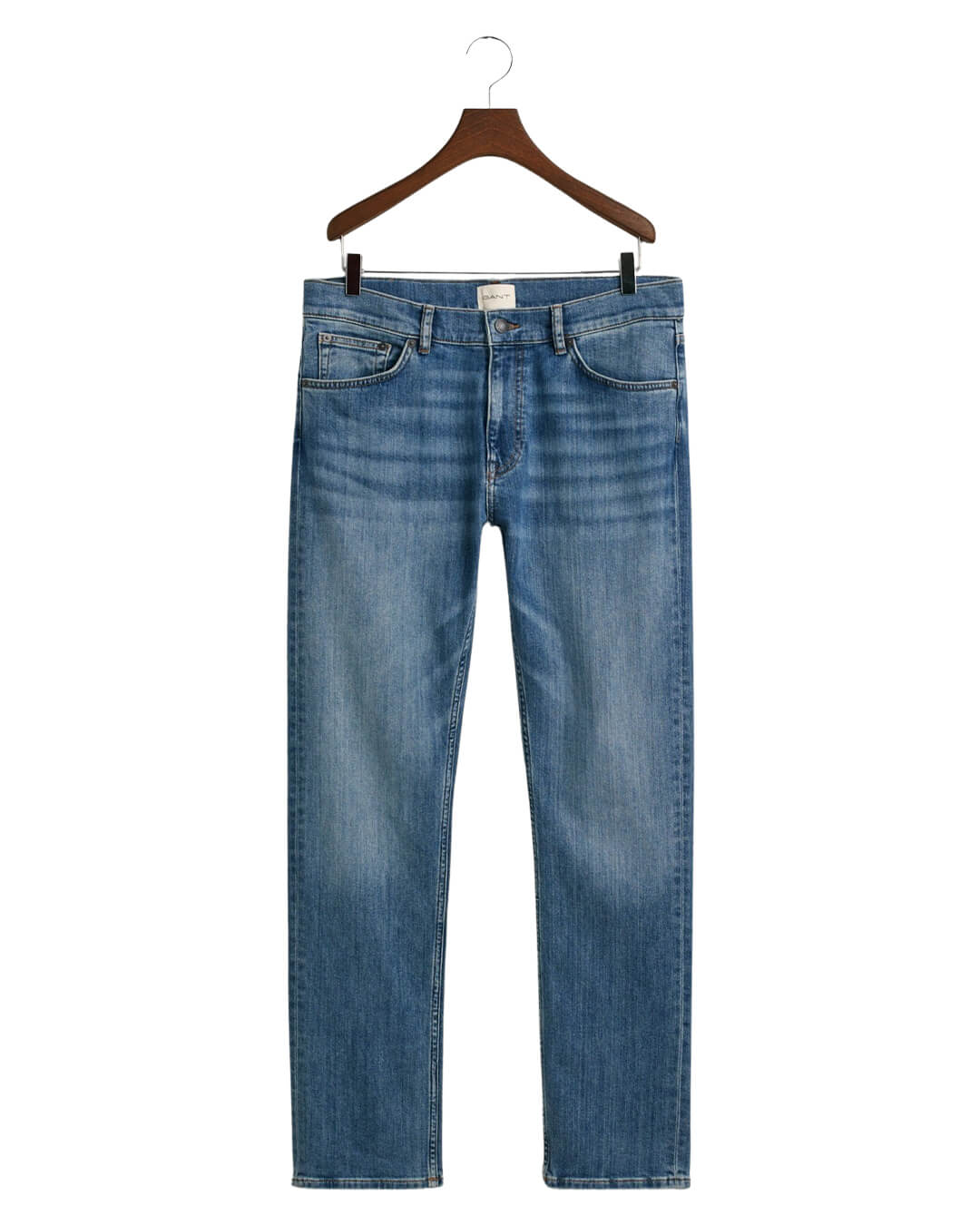 Gant Jeans Gant Mid Blue Worn In Regular Fit Jeans