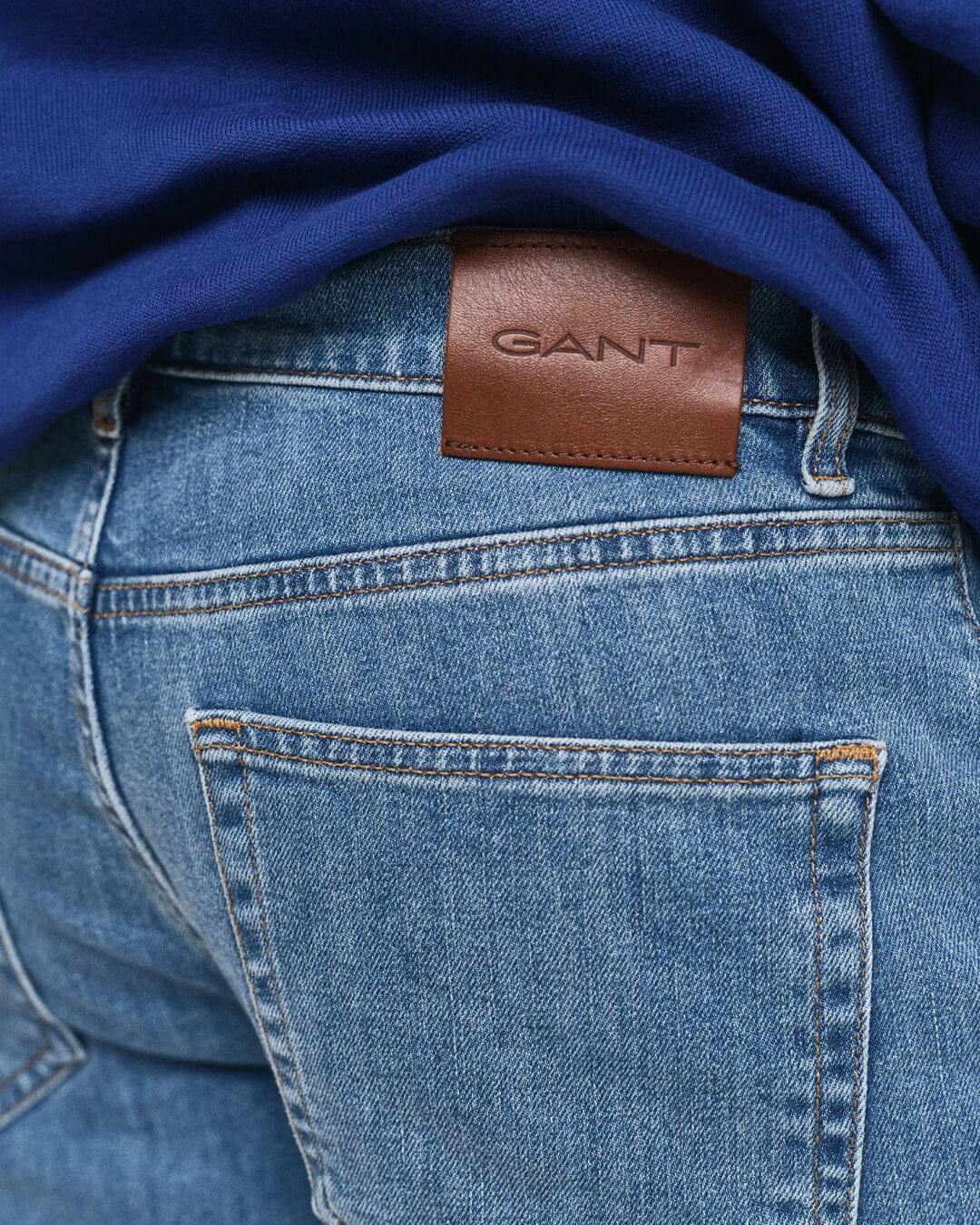 Gant Jeans Gant SLIM GANT JEANS G971 MID BLUE WORN IN