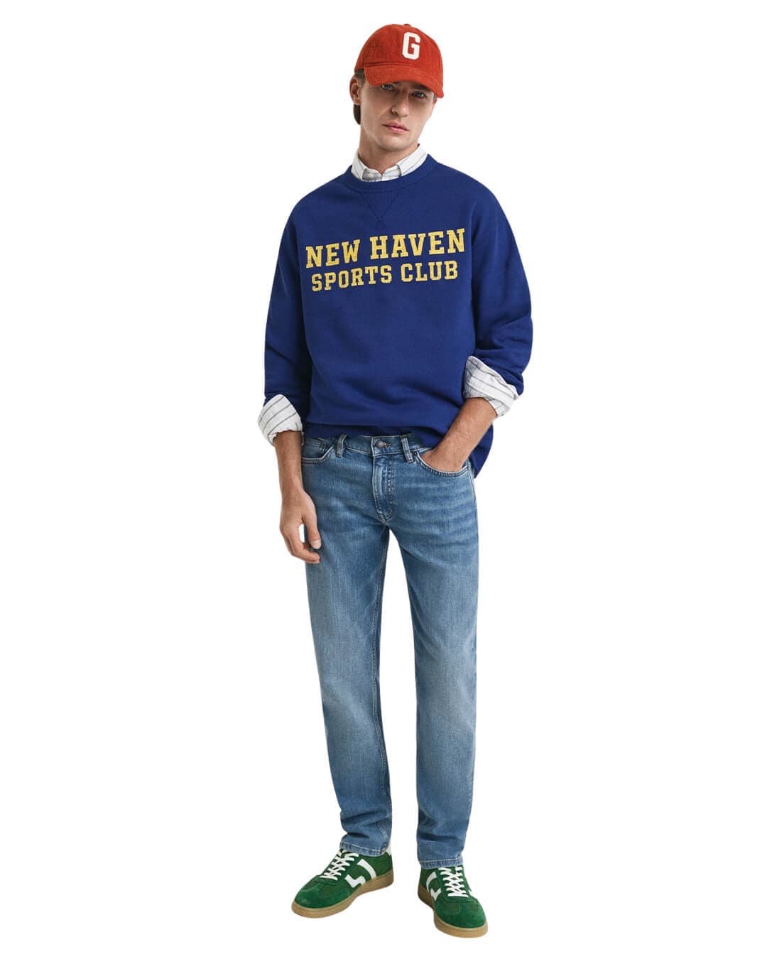 Gant Jeans Gant SLIM GANT JEANS G971 MID BLUE WORN IN