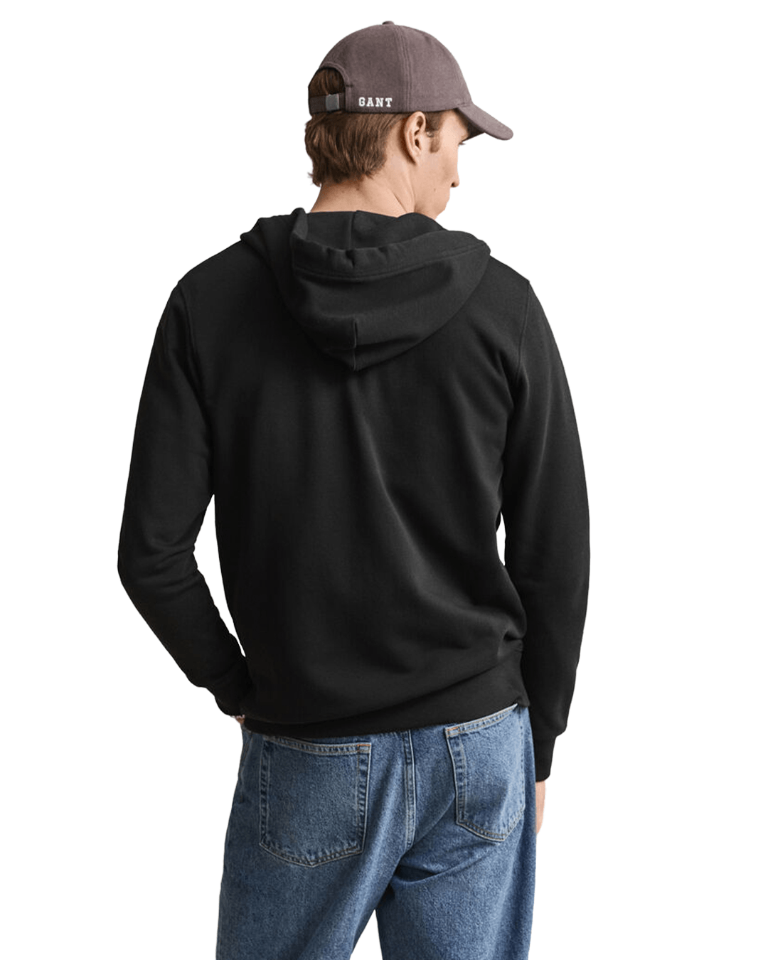 Gant Jumpers Gant Black Gant Reg Shield Full Zip Hoodie G005 Black