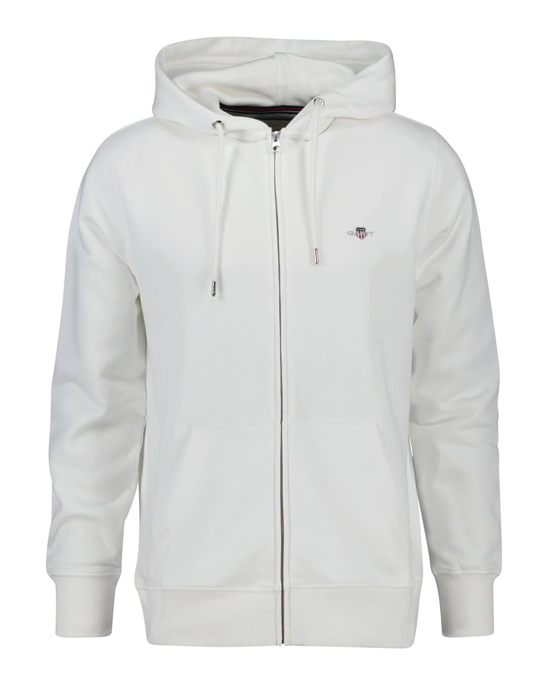 Gant Jumpers Gant Cream Reg Shield Full Zip Hoodie G113