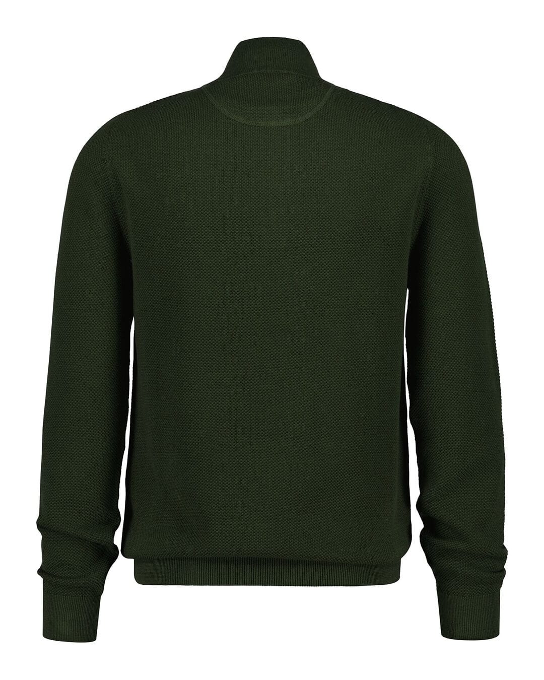 Gant Jumpers Gant Green Cotton Pique Half Zip G360 Country