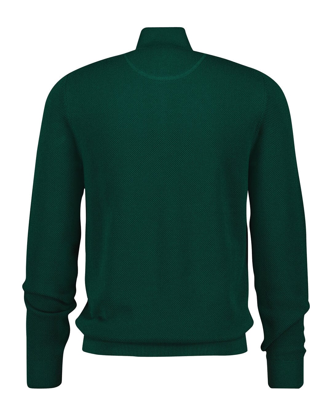 Gant Jumpers Gant Green Cotton Piqué Half-Zip Sweater