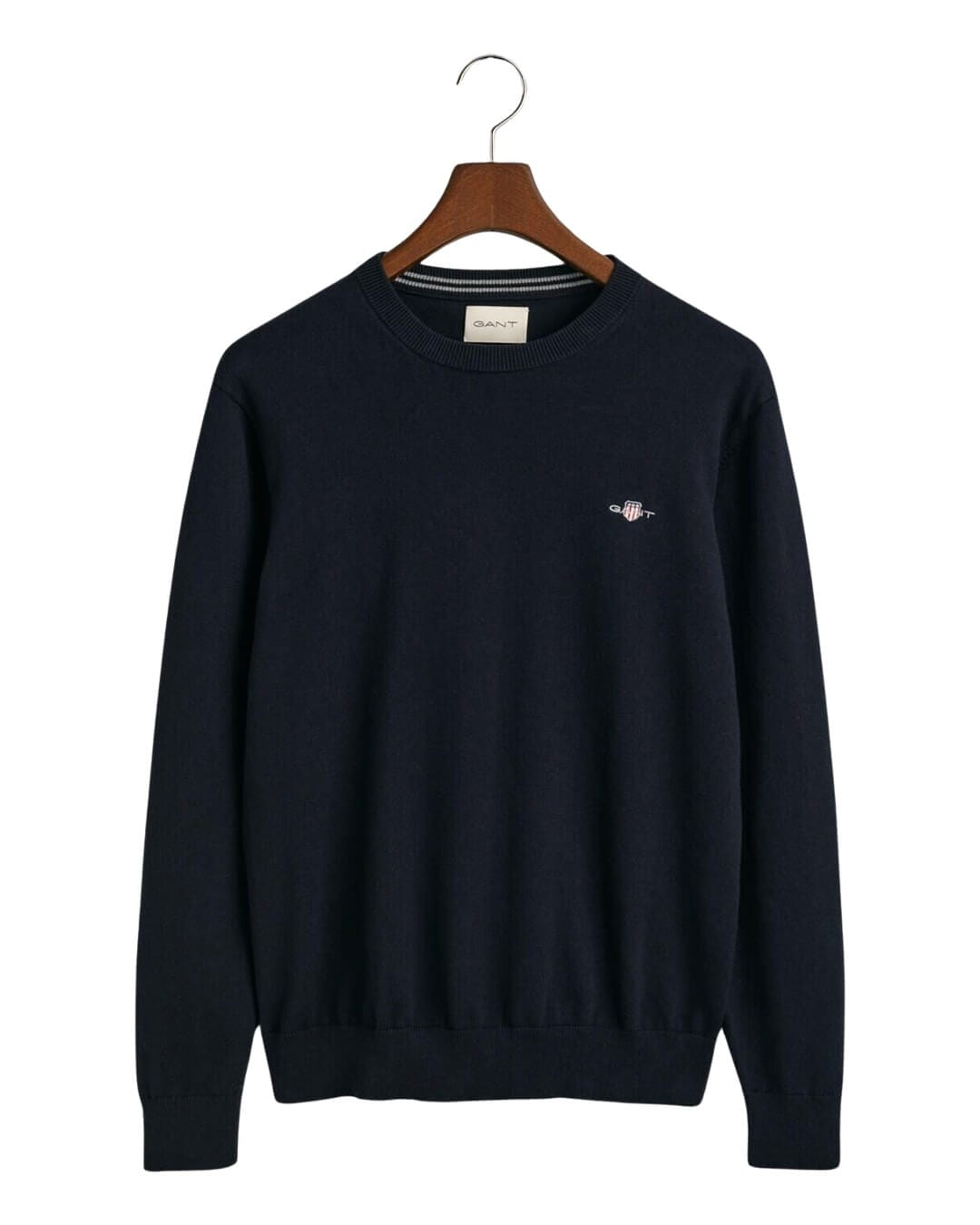 Gant Jumpers Gant Navy Classic Cotton C Neck G433 Evening Blue