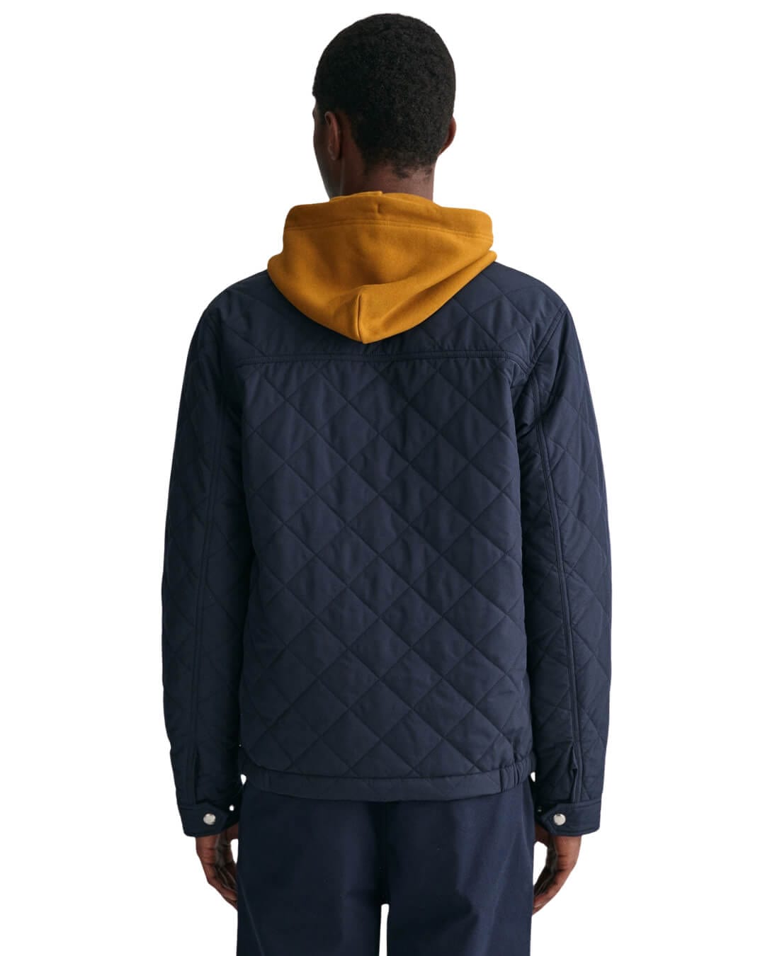Gant Outerwear Gant Evening Blue Quilted Windcheater