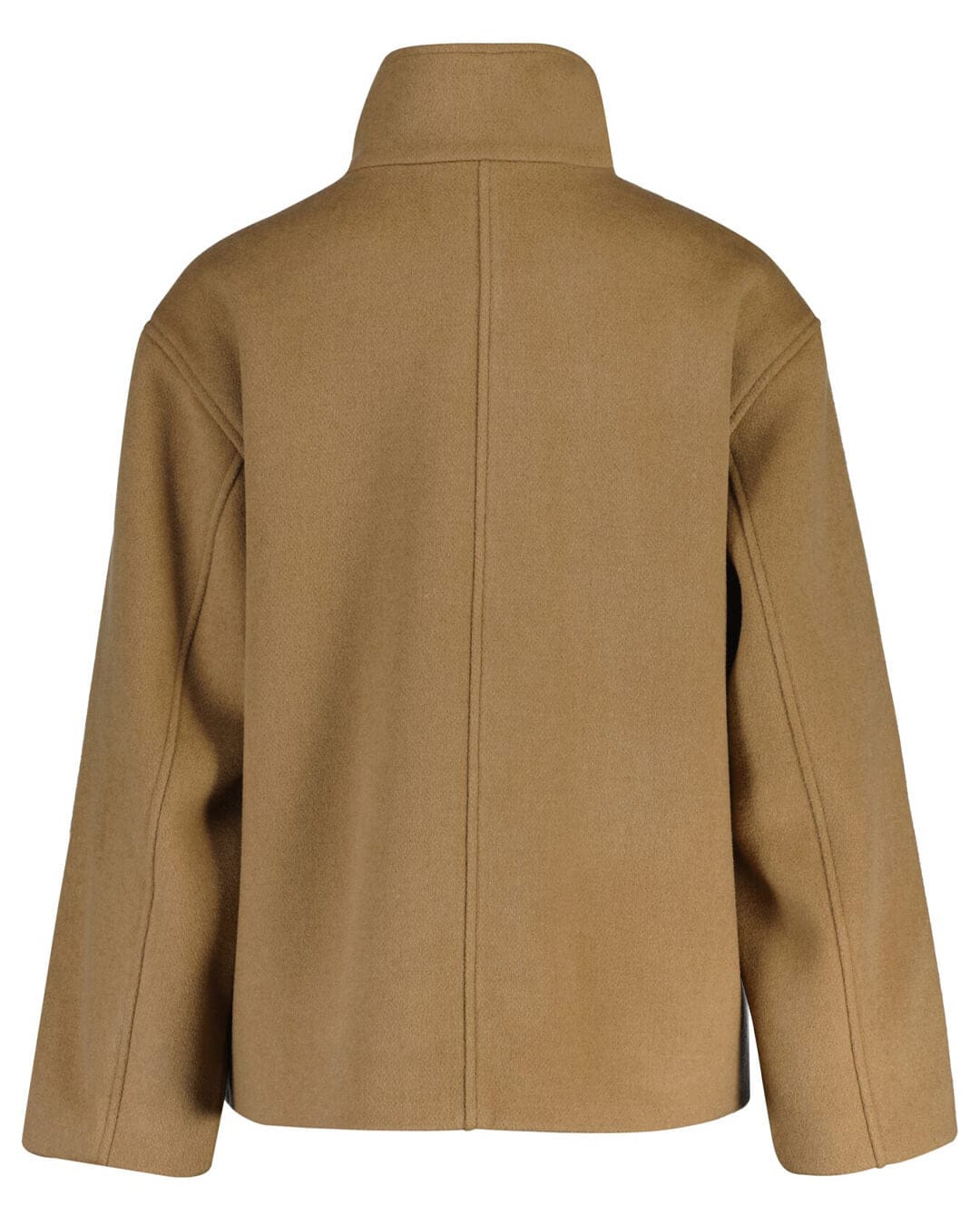 Gant Outerwear Gant Khaki Short Wool Jacket With Zip G213 Warm