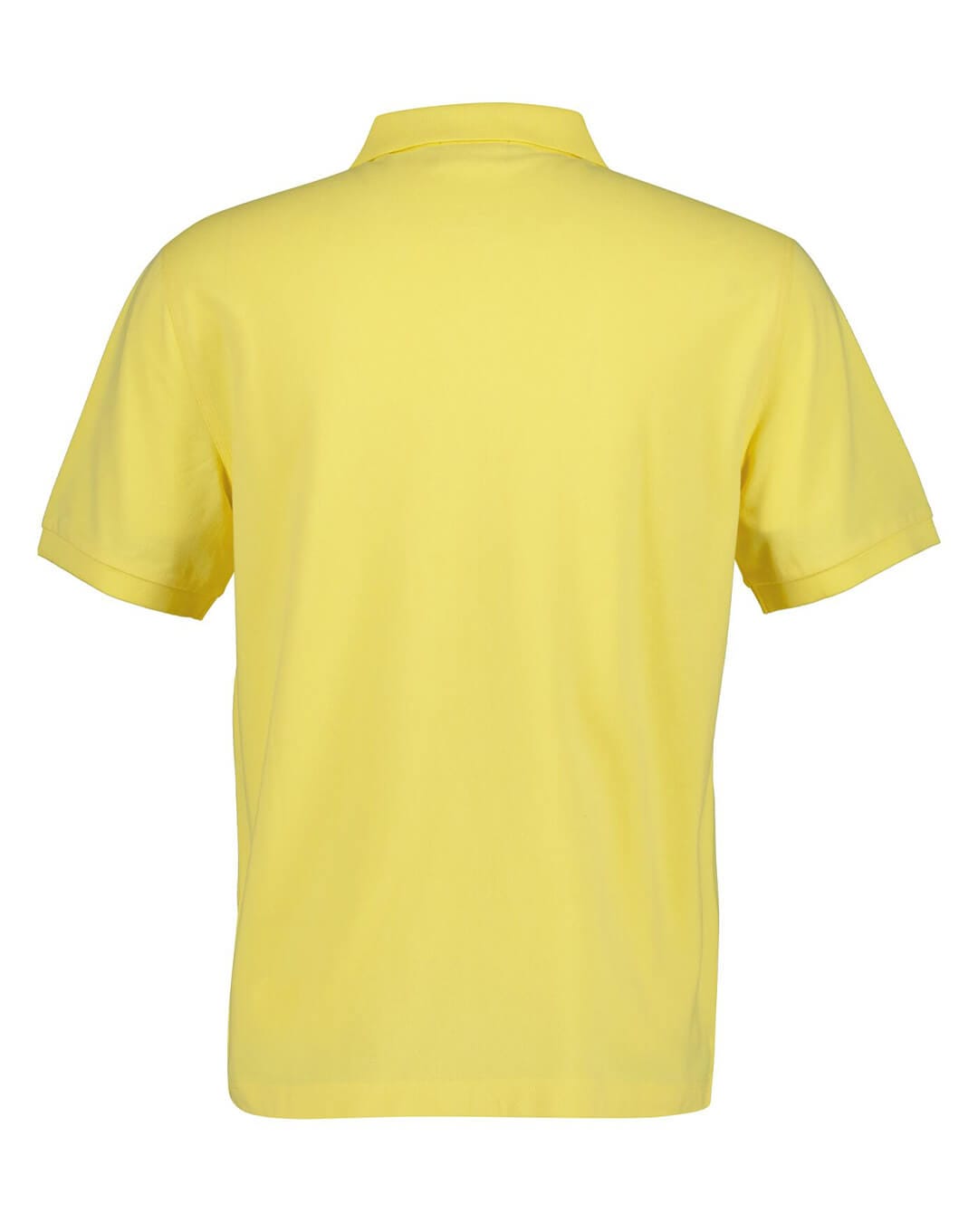 Gant Polo Shirts Gant  Banana Yellow Pique Polo Shirt