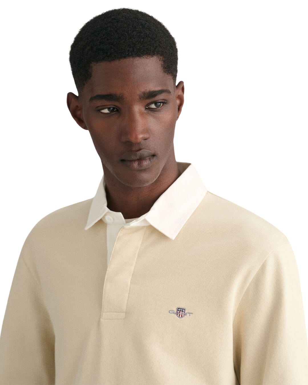 Gant Polo Shirts Gant Beige Shield Heavy Rugger