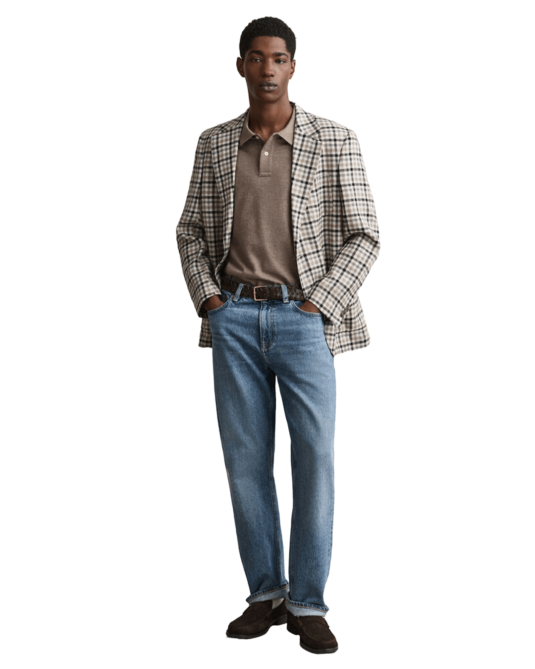 Gant Polo Shirts Gant Brown Gant Reg Shield Ss Pique Polo G294 Dark Hazelnut Melange