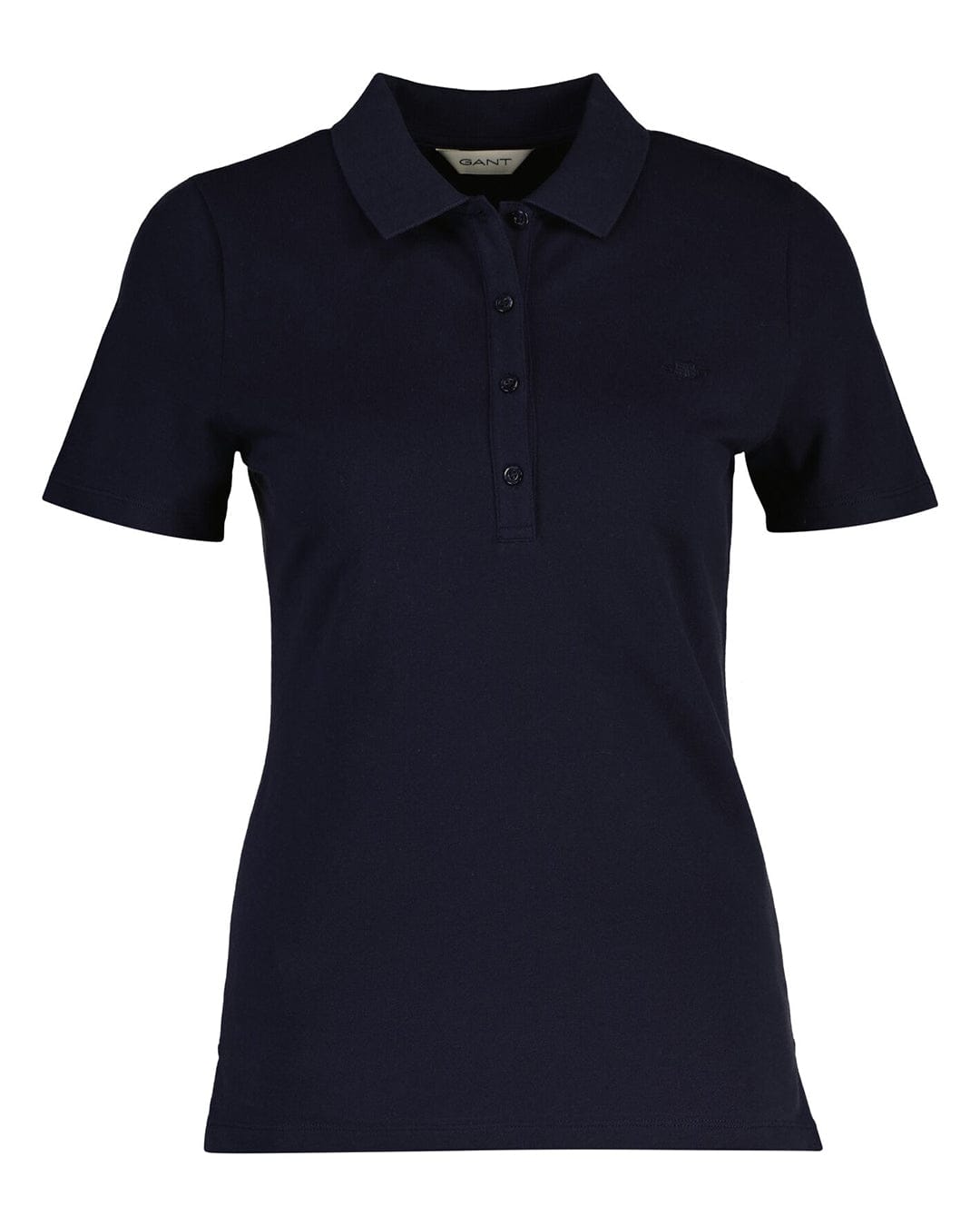 Gant Polo Shirts Gant  Evening Blue Pique Polo Shirt