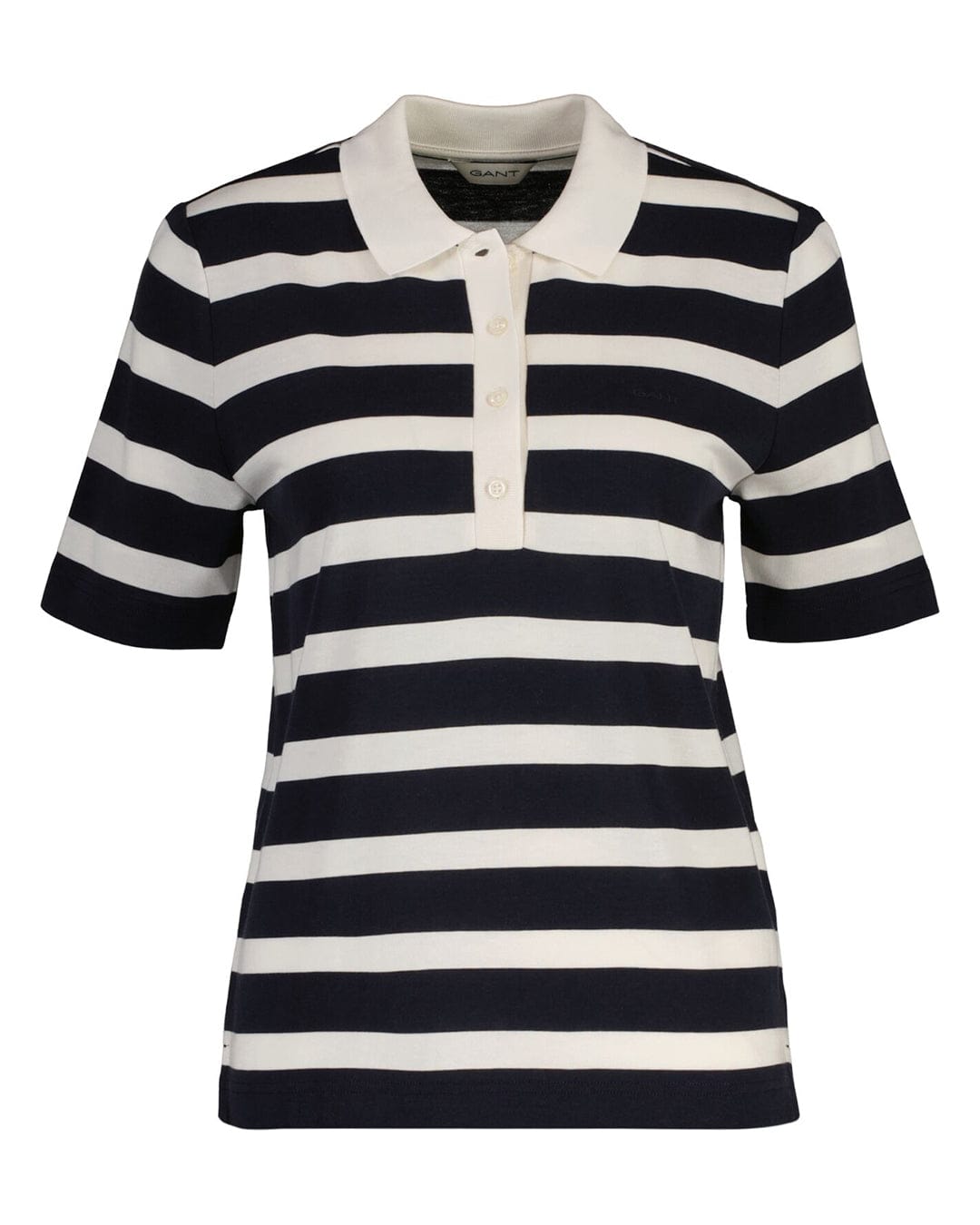 Gant Polo Shirts Gant Evening Blue Reg Striped  Polo Shirt