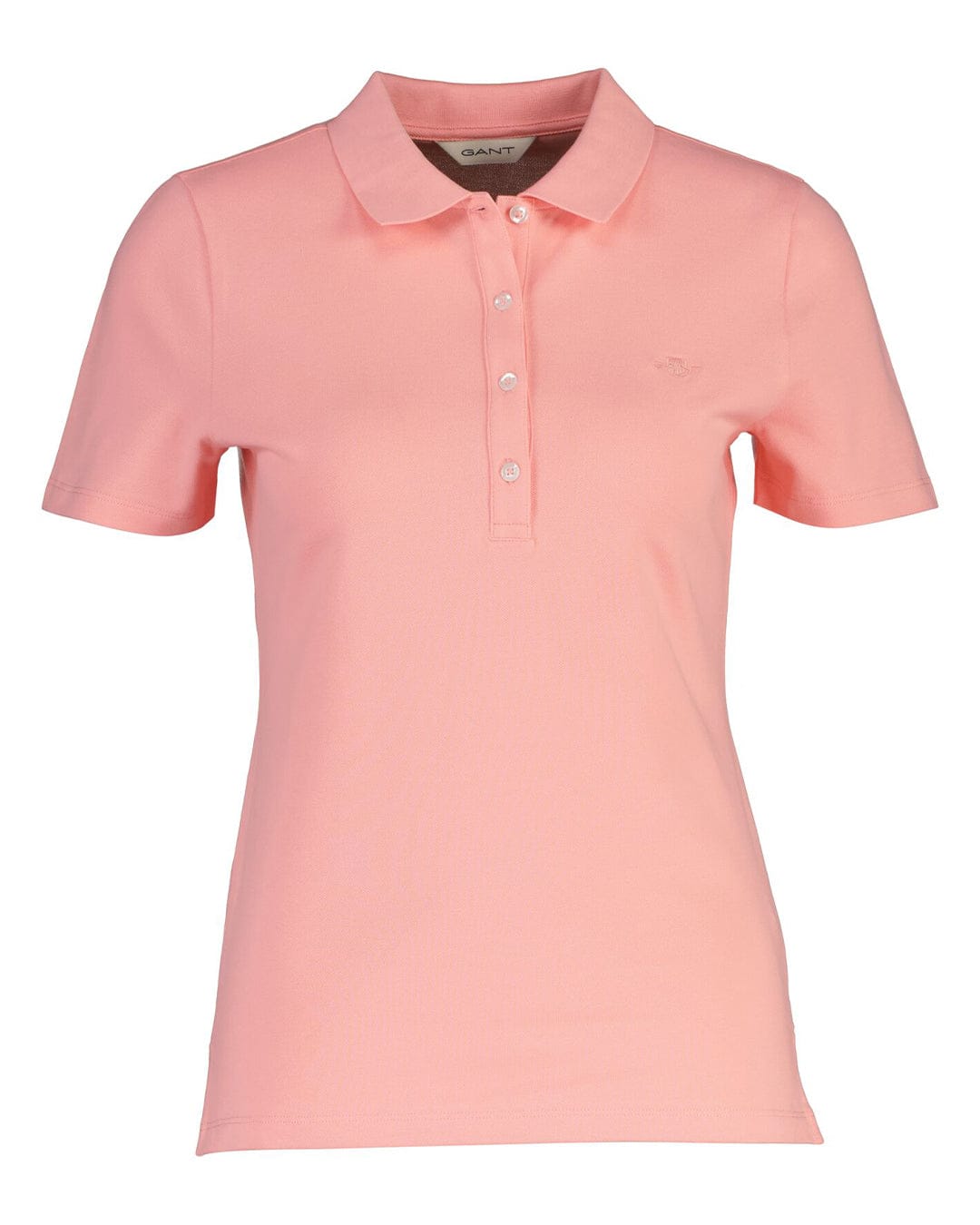 Gant Polo Shirts Gant  Pink  Pique Lilly Polo Shirt