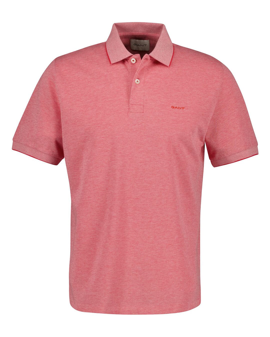 Gant Polo Shirts Gant Pink Tone  Polo Shirt