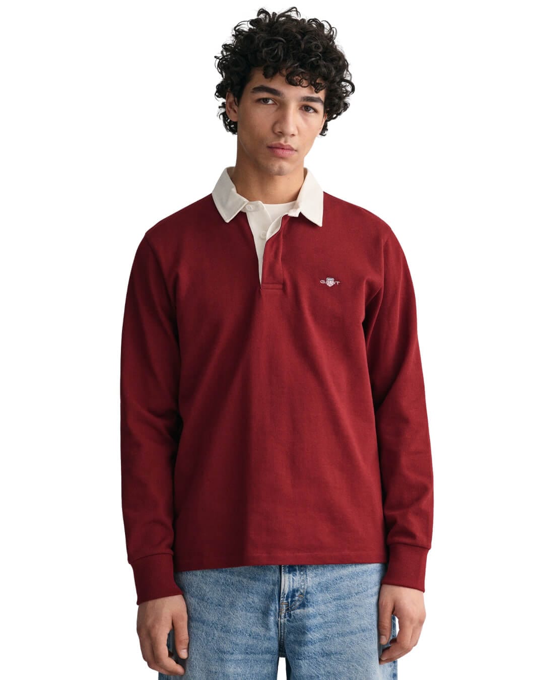Gant Polo Shirts Gant Plumped Red Shield Heavy Rugger