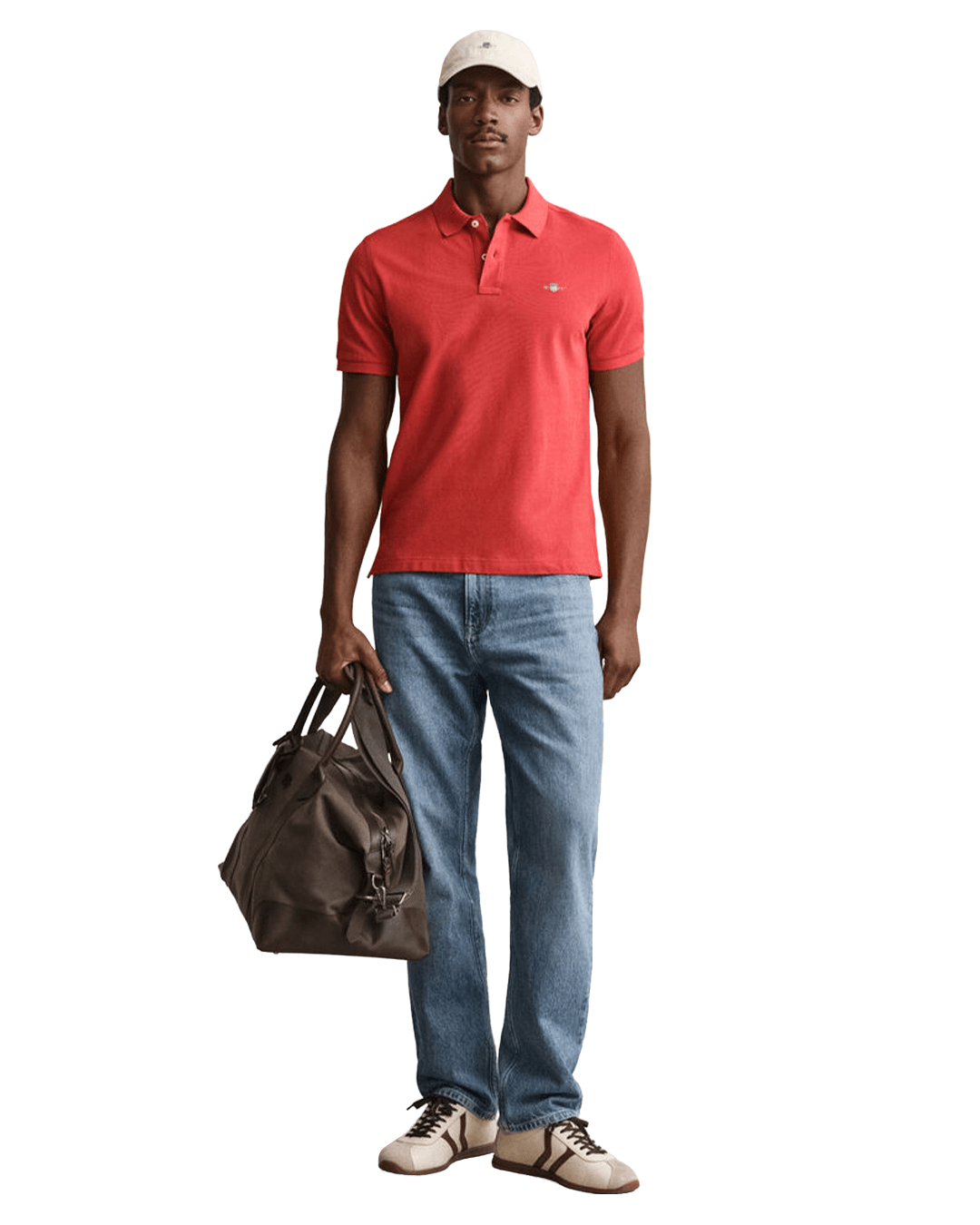 Gant Polo Shirts Gant Red Gant Reg Shield Ss Pique Polo G853 Maple Fire