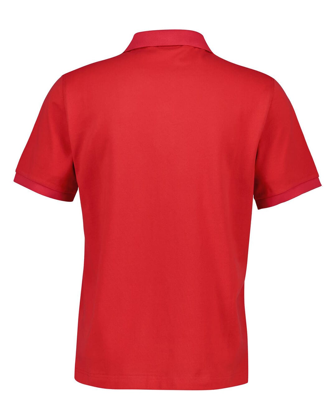 Gant Polo Shirts Gant Red  Pique Polo Shirt