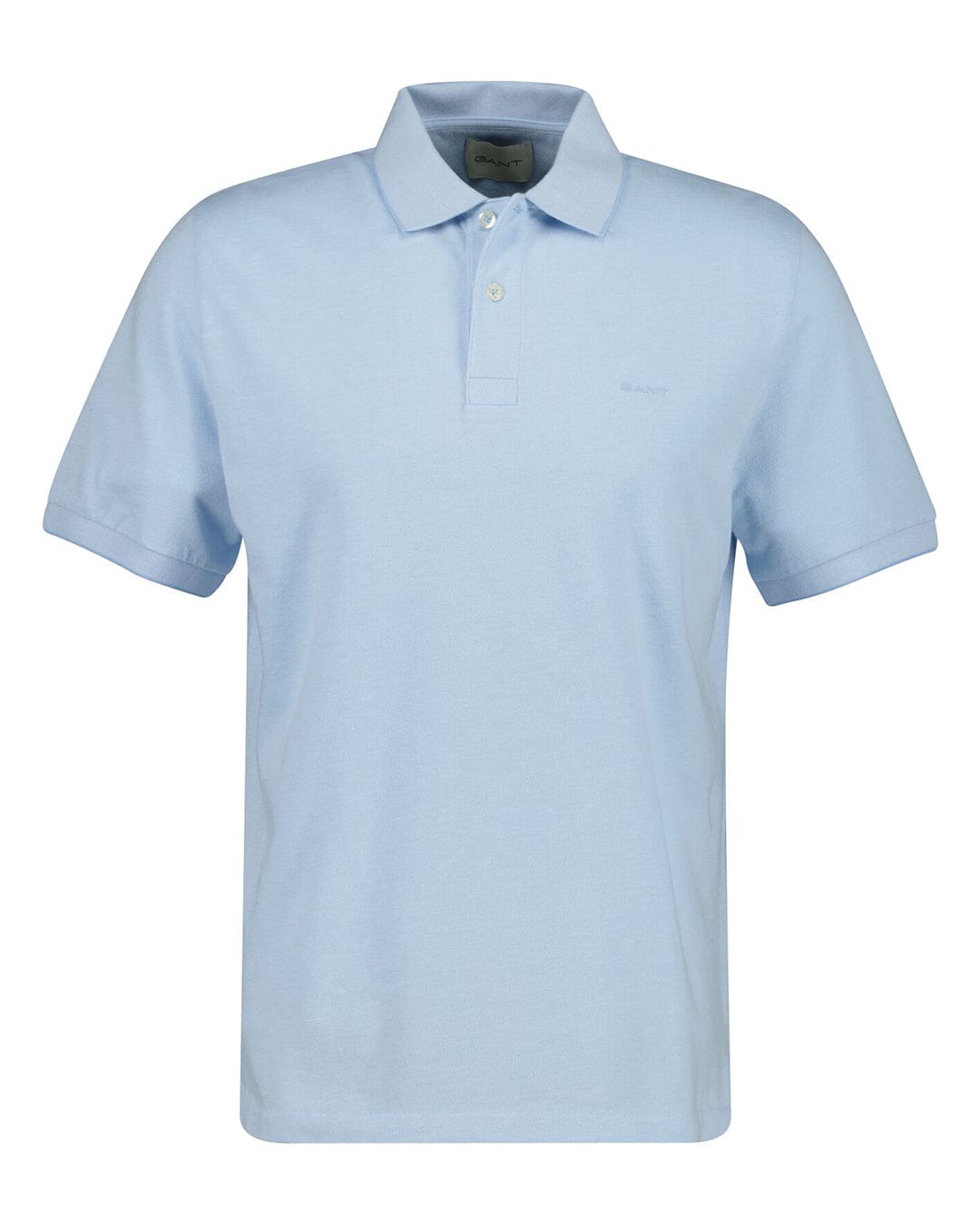 Gant Polo Shirts Gant Sky Blue  Tone  Polo Shirt