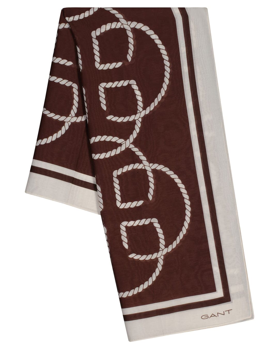 Gant Scarves One Size Gant Brown  Monogram PrintScarve