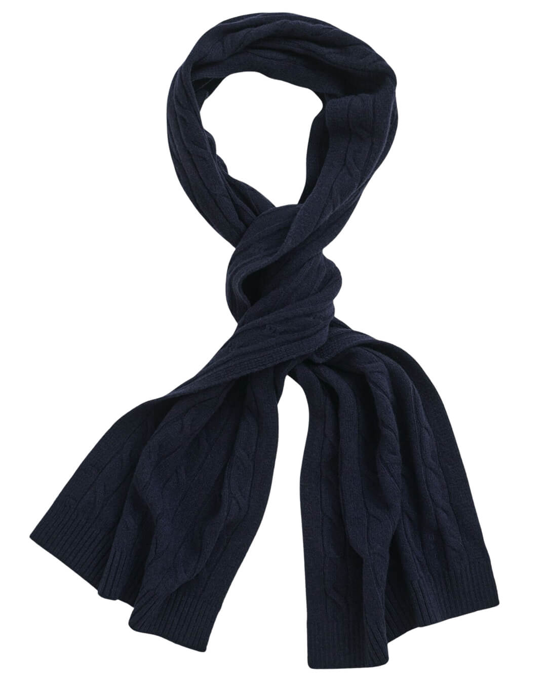 Gant Scarves ONE Gant Navy Wool Poncho G433 Evening Blue