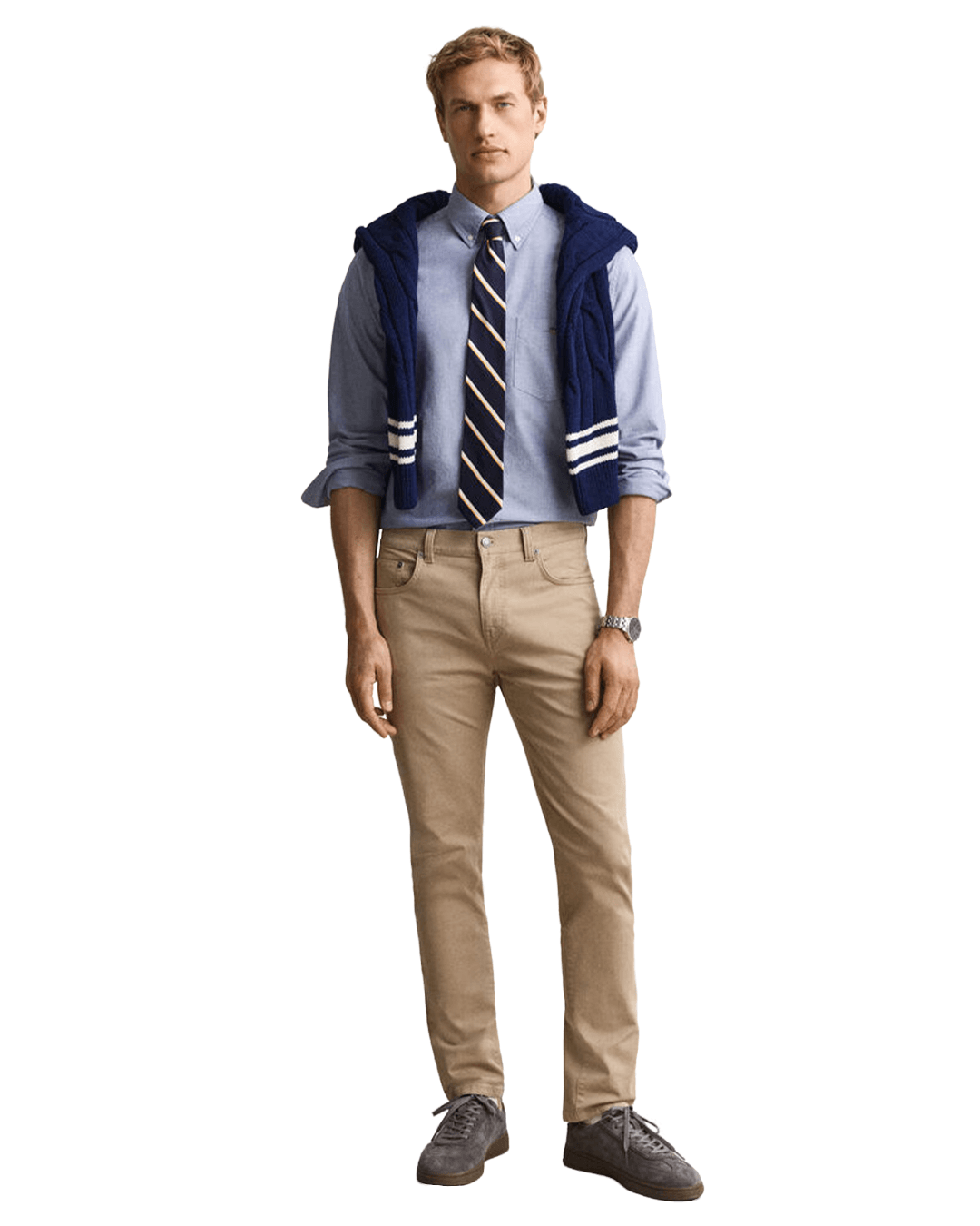 Gant Shirts Gant Blue Gant Reg Classic Oxford Shirt G476 Blue Horizon