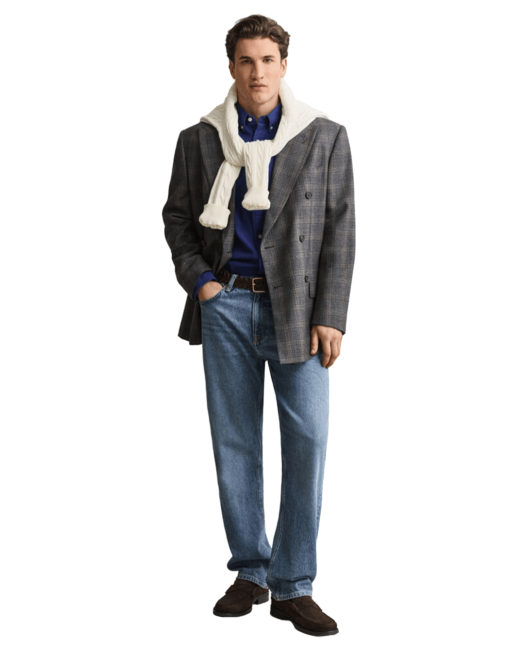 Gant Shirts Gant Blue Gant Regular Fit Twill Shirt G435 Crisp Blue