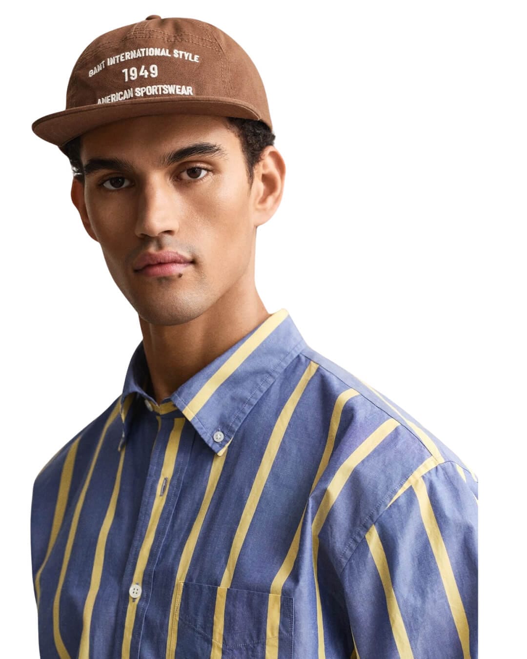 Gant Shirts Gant Blue Rel Heritage Poplin Stripe Shirt