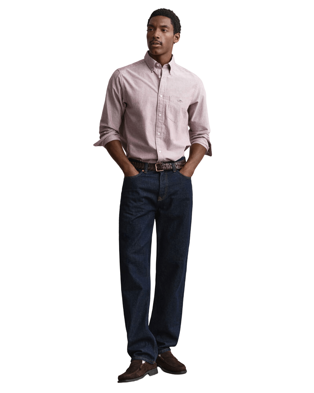 Gant Shirts Gant Burgundy Gant Reg Classic Oxford Shirt G676 Deep Grape Wine