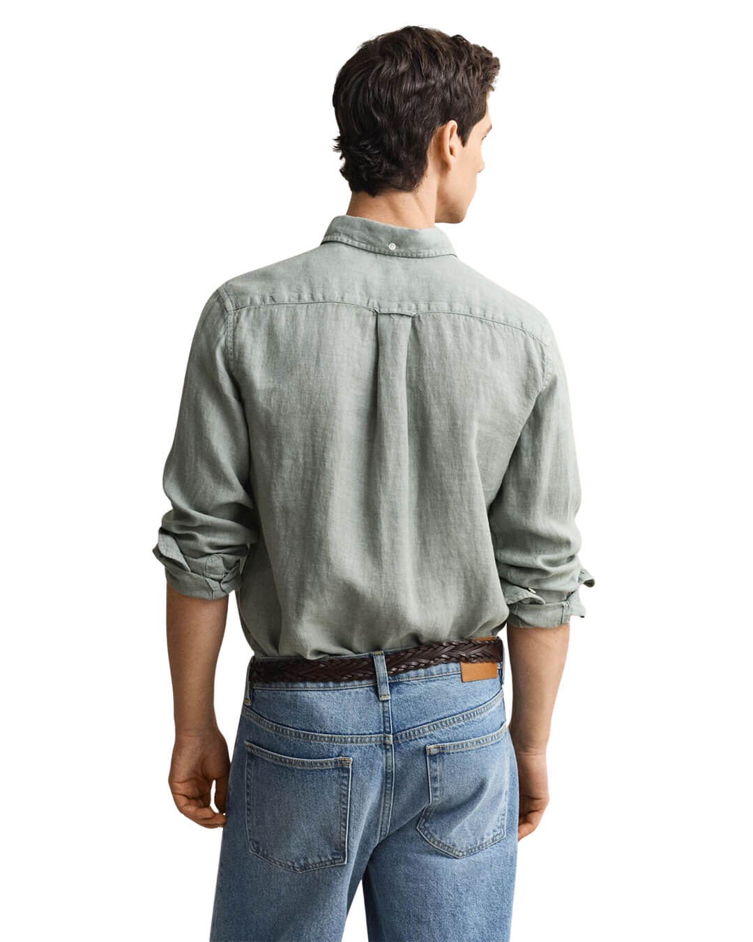 Gant Shirts Gant Ceramic Grey Reg Gmnt Dyed  Shirt