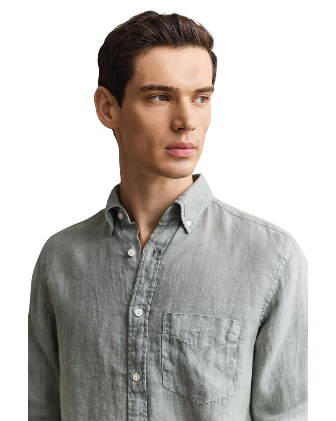 Gant Shirts Gant Ceramic Grey Reg Gmnt Dyed  Shirt