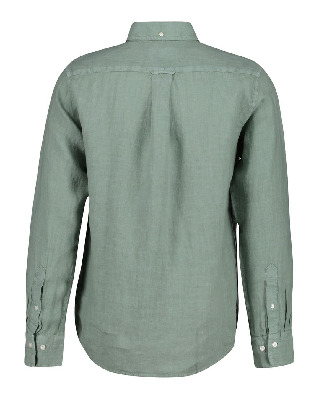 Gant Shirts Gant Ceramic Grey Reg Gmnt Dyed  Shirt