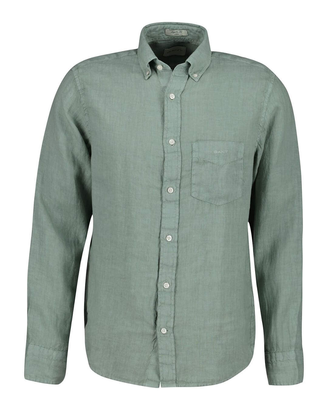 Gant Shirts Gant Ceramic Grey Reg Gmnt Dyed  Shirt