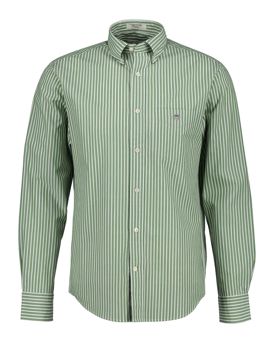 Gant Shirts Gant Green  Reg Classic Stripe Shirt