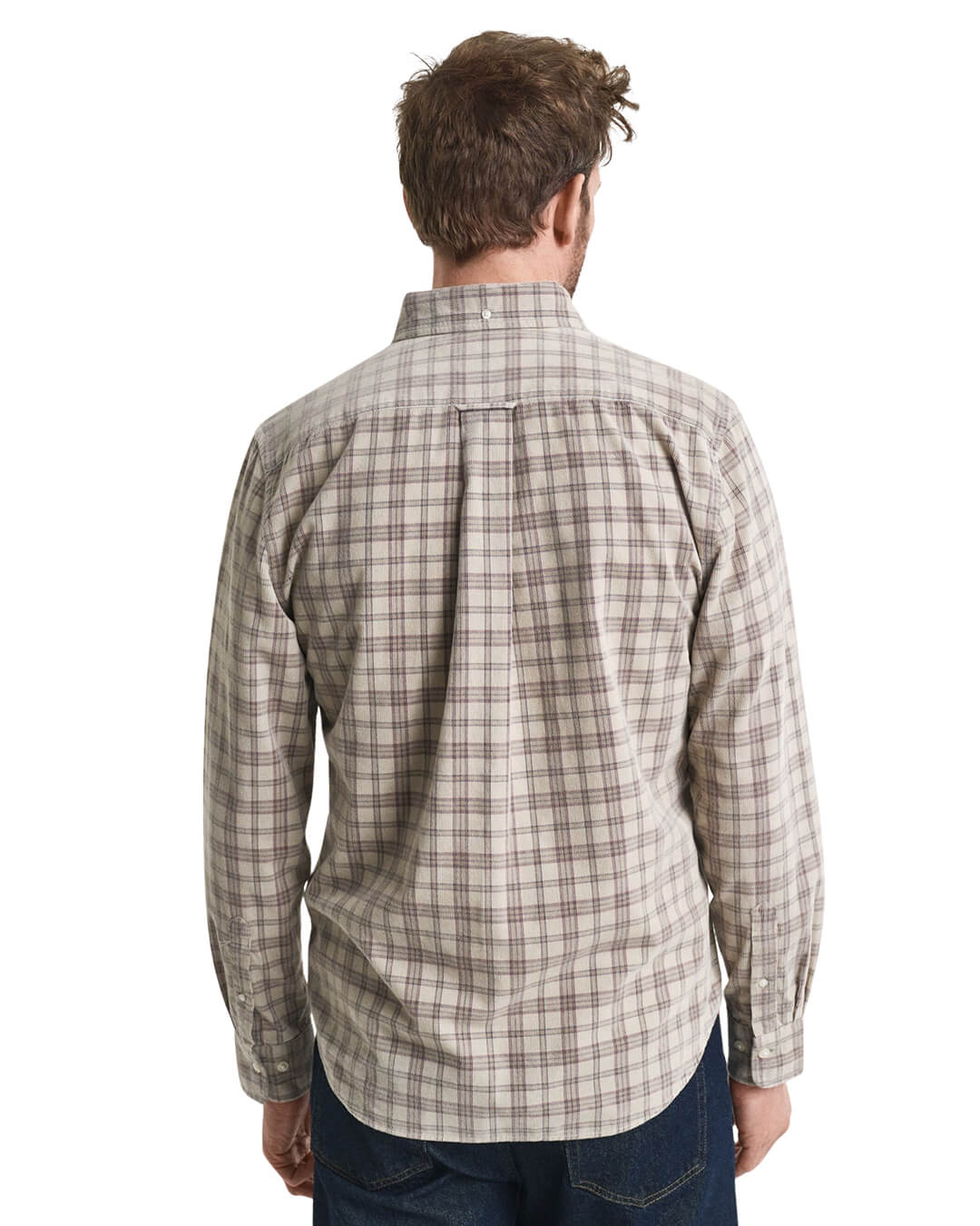 Gant Shirts Gant Grey Reg Check Shirt G206 Greige