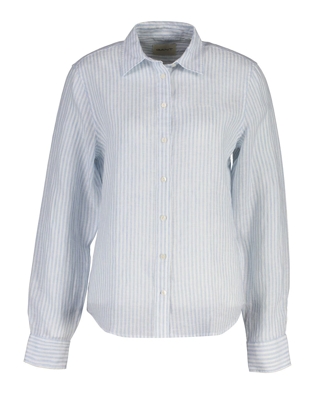 Gant Shirts Gant  Light Blue Reg Striped Shirt