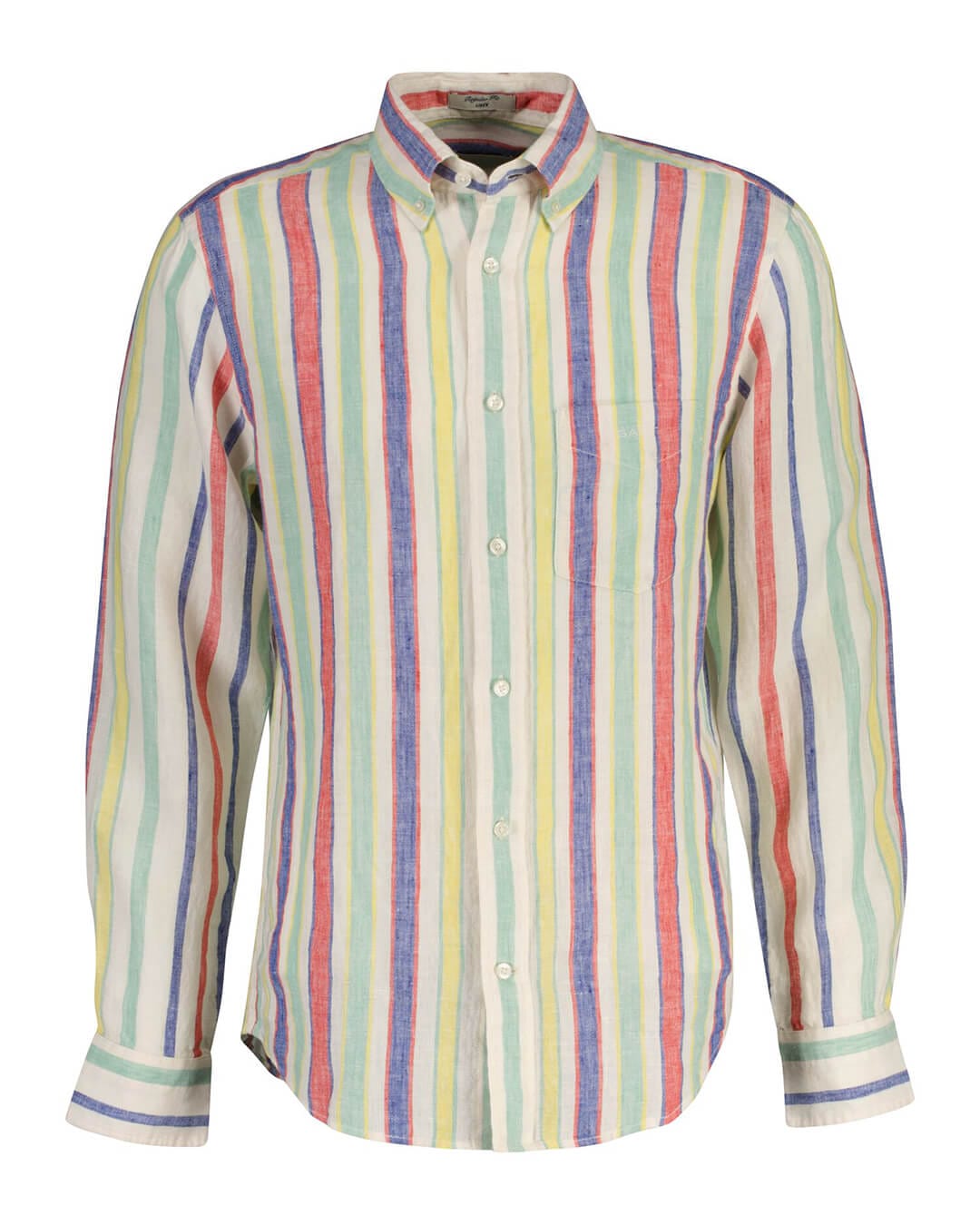 Gant Shirts Gant Multicolor Reg Multistripe Shirt