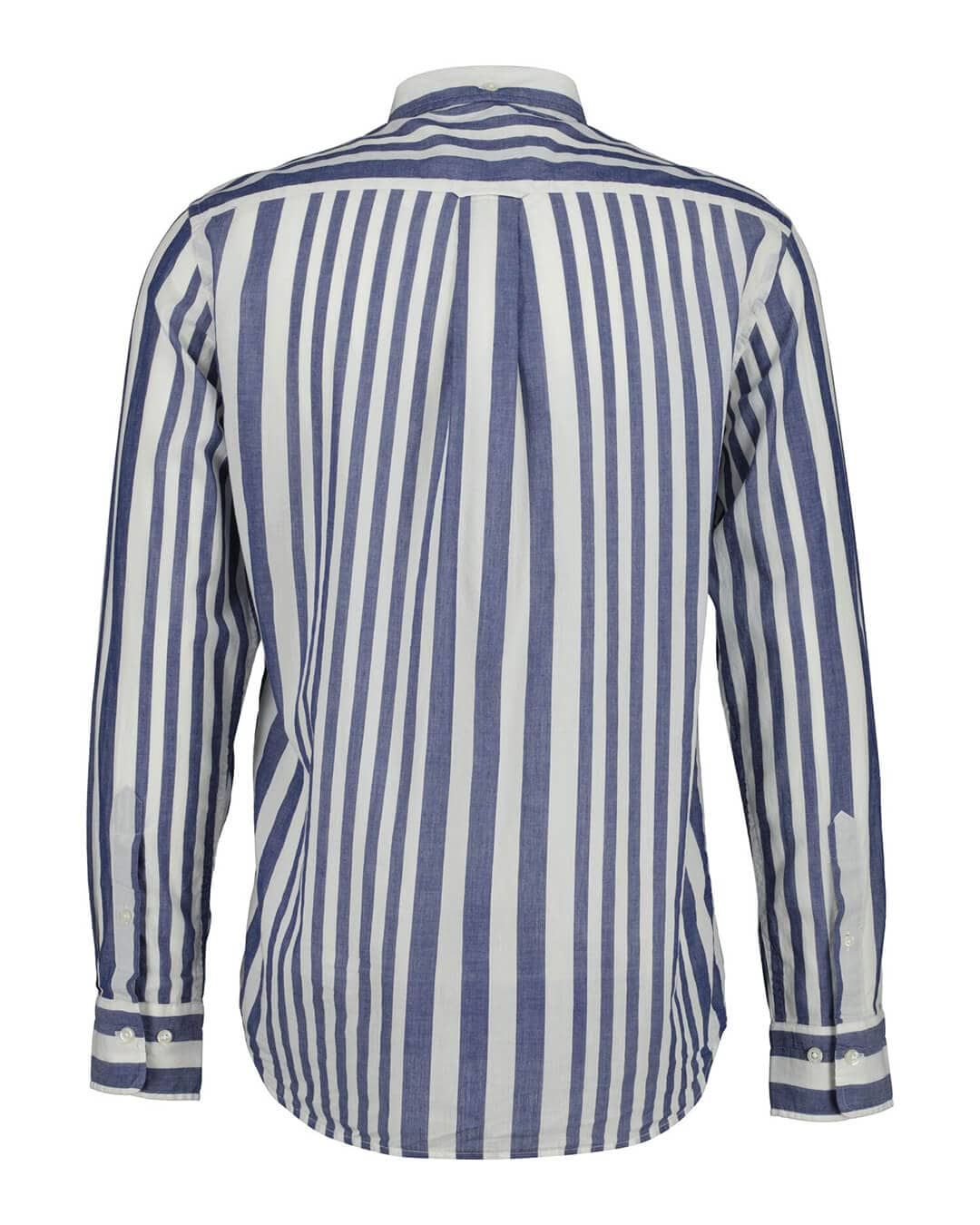 Gant Shirts Gant  Navy Reg Cotton Voile Stripe Shirt