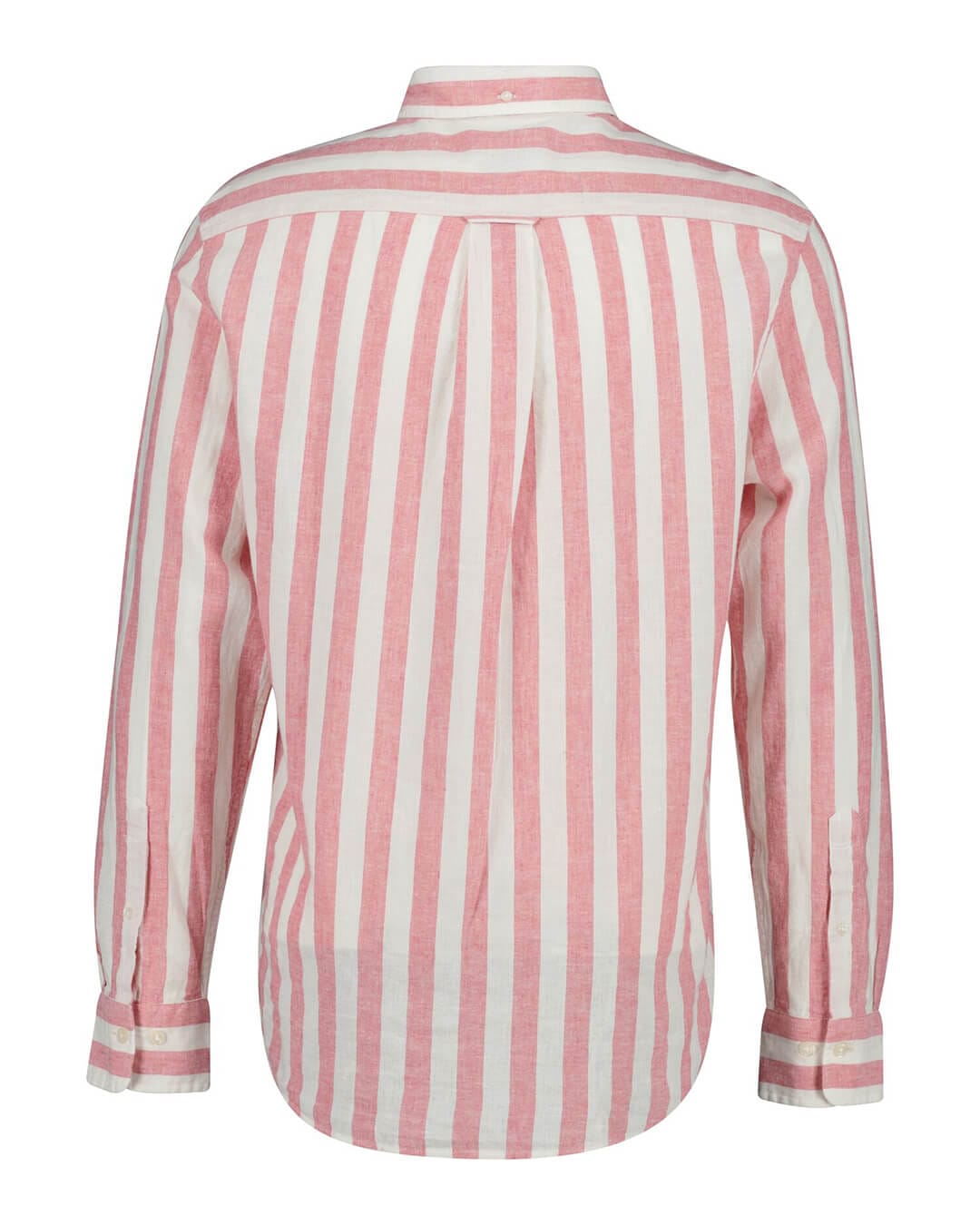 Gant Shirts Gant Pink Reg Cotton Linen Stripe  Shirt
