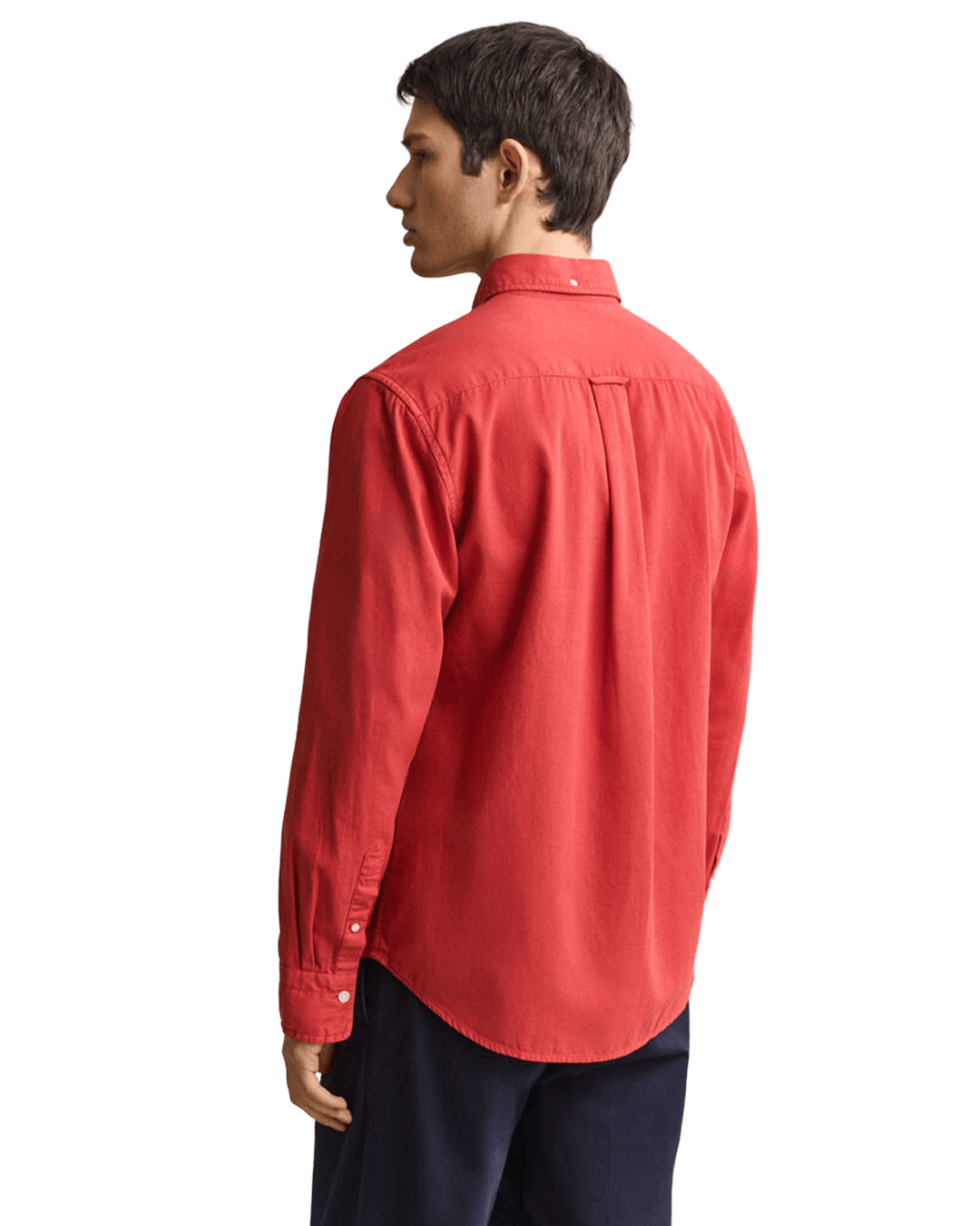 Gant Shirts Gant Red Gant Regular Fit Twill Shirt G853 Maple Fire