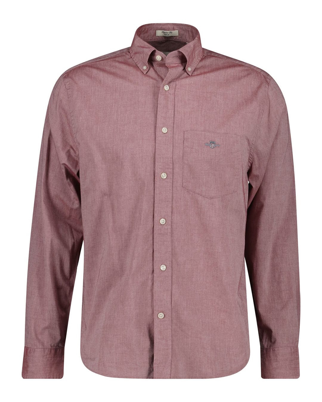 Gant Shirts Gant Red Reg Classic Poplin Shirt G681 Plumped Melange